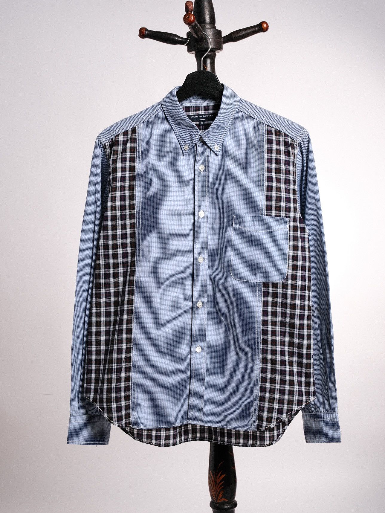 Comme des Garcons Homme Comme des Garcons Homme Patchwork Shirt Size US M / EU 48-50 / 2 - 1 Thumbnail