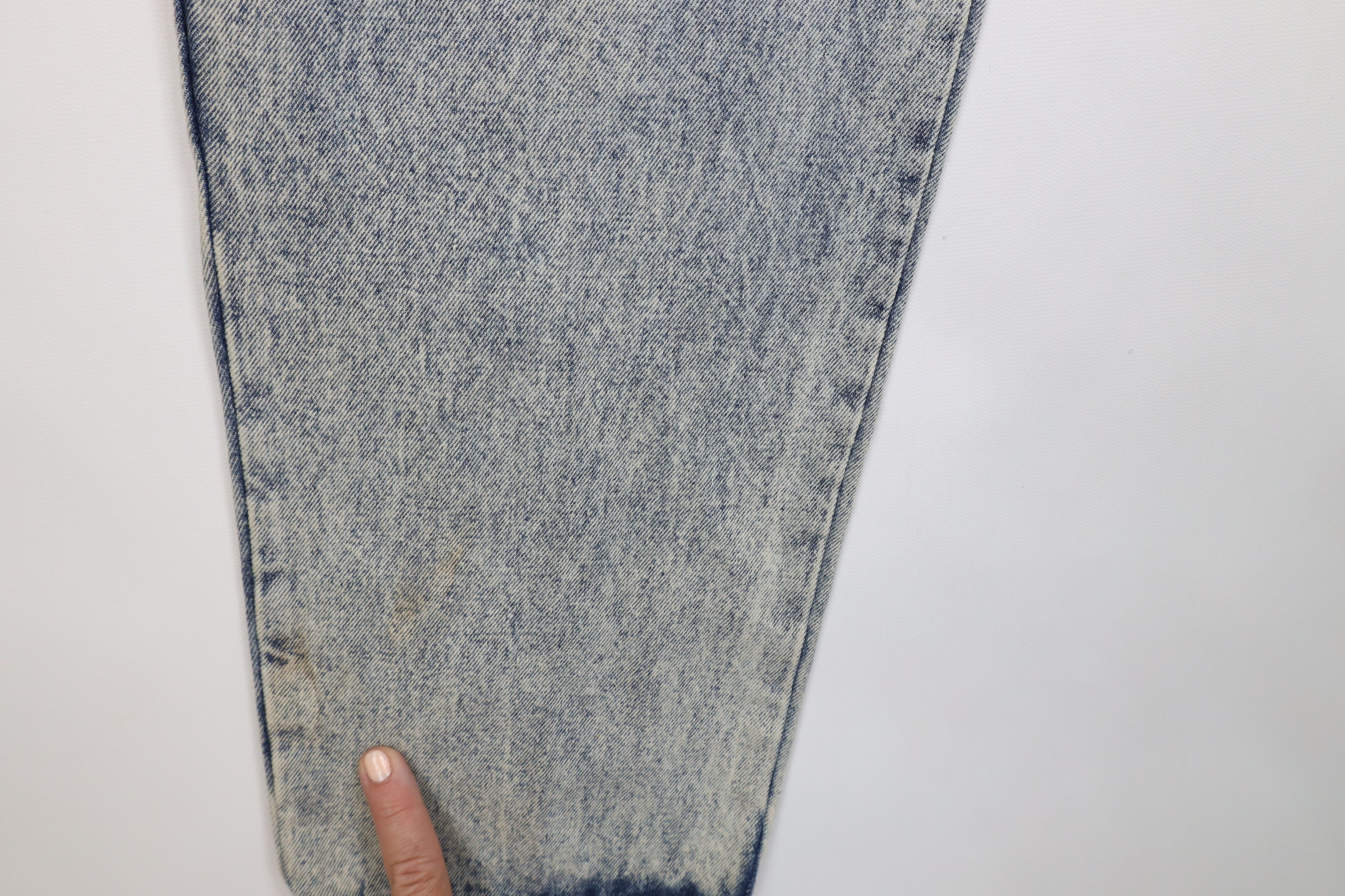 Vintage Deadstock Vintage 90s Streetwear Waist Tapered Leg Jeans Size 30" / US 8 / IT 44 - 6 Thumbnail