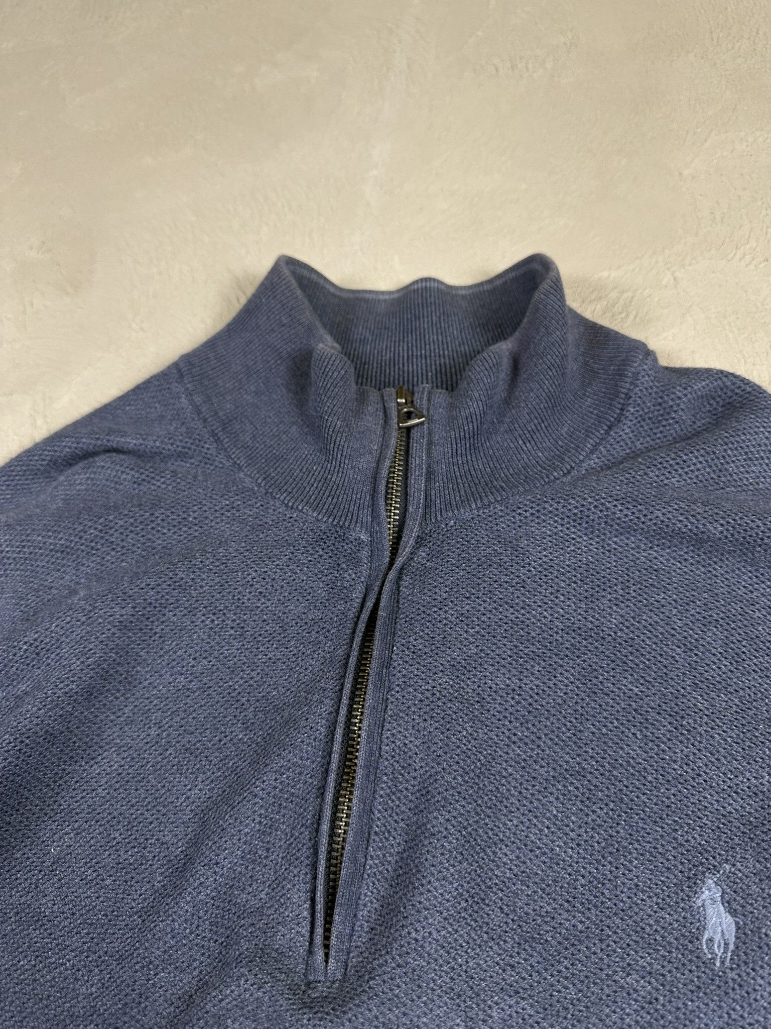 Designer × Polo Ralph Lauren Polo Ralph Lauren Logo Boxy Quaterzip Sweatshirt Size US XXL / EU 58 / 5 - 9 Thumbnail