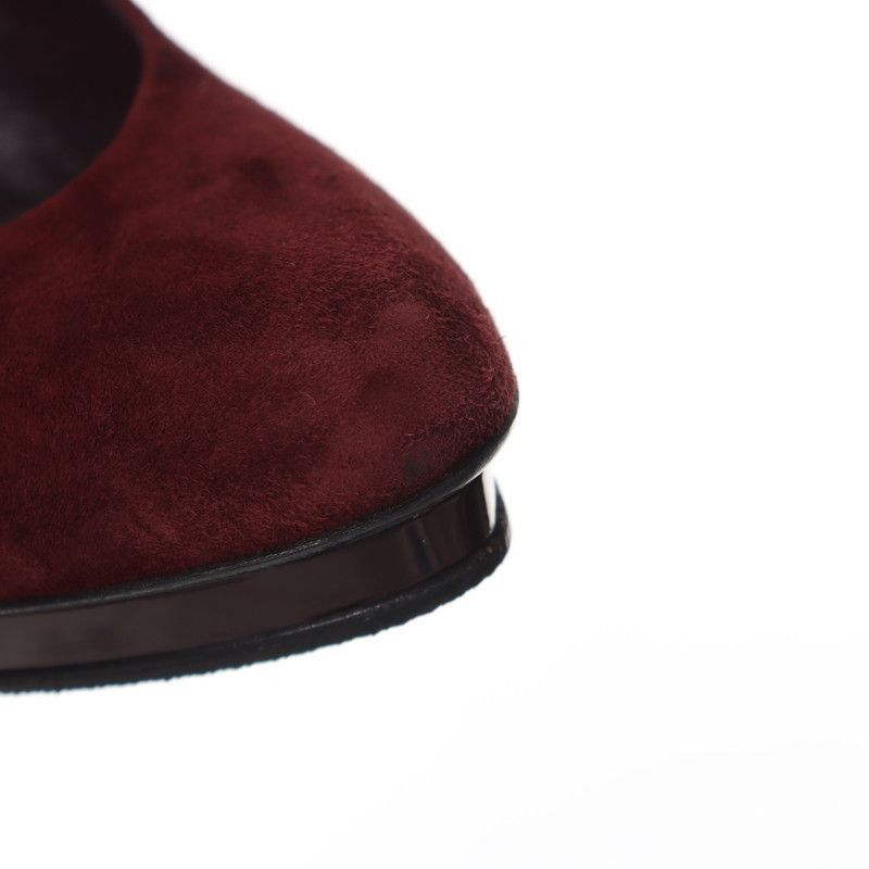 Gucci Gucci Red Suede High Heels Size US 7.5 / EU 40-41 - 9 Thumbnail