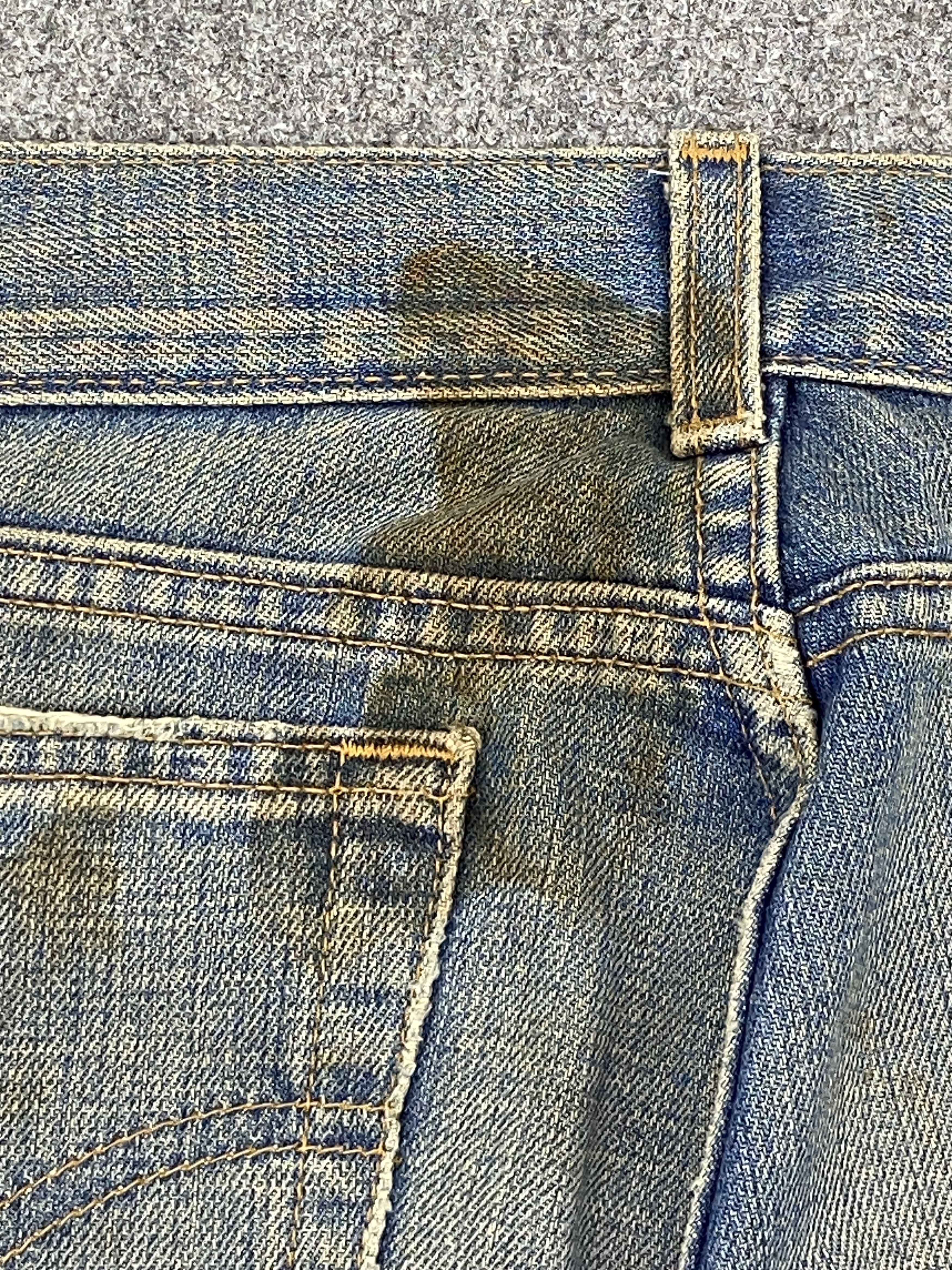 Levi's Rusty Vintage 90s Levis 518 Superlow Bootcut Jeans DP2637 Size US 33 - 16 Thumbnail