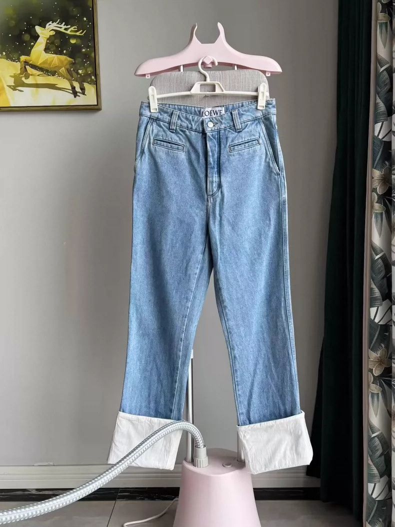 Loewe Loewe Women's Fisherman Denim Pants Size 36-dmc Size US 36 / EU 52 - 1 Thumbnail