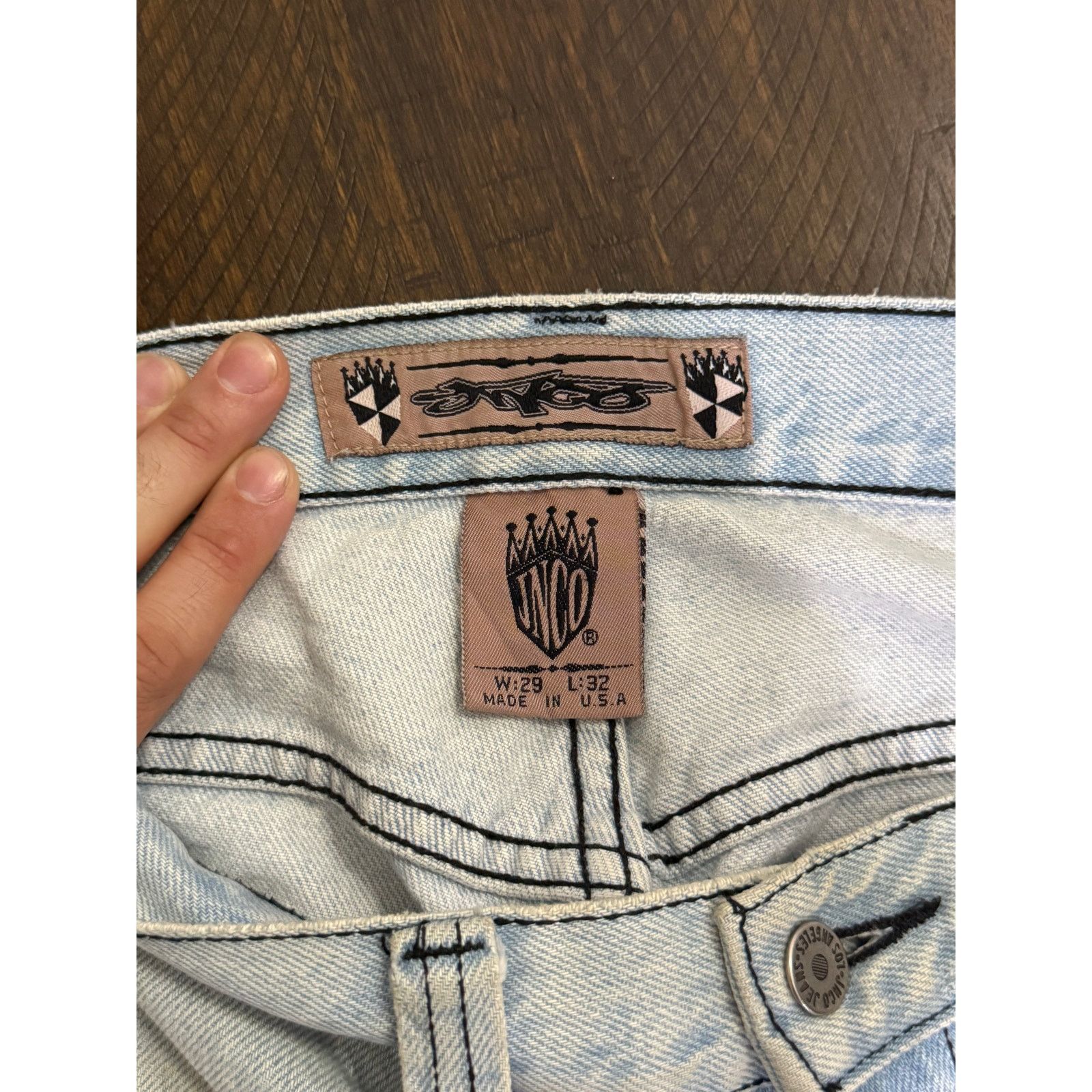JNCO Vintage 90s y2k Light Wash JNCO Jeans Size US 29 - 5 Thumbnail