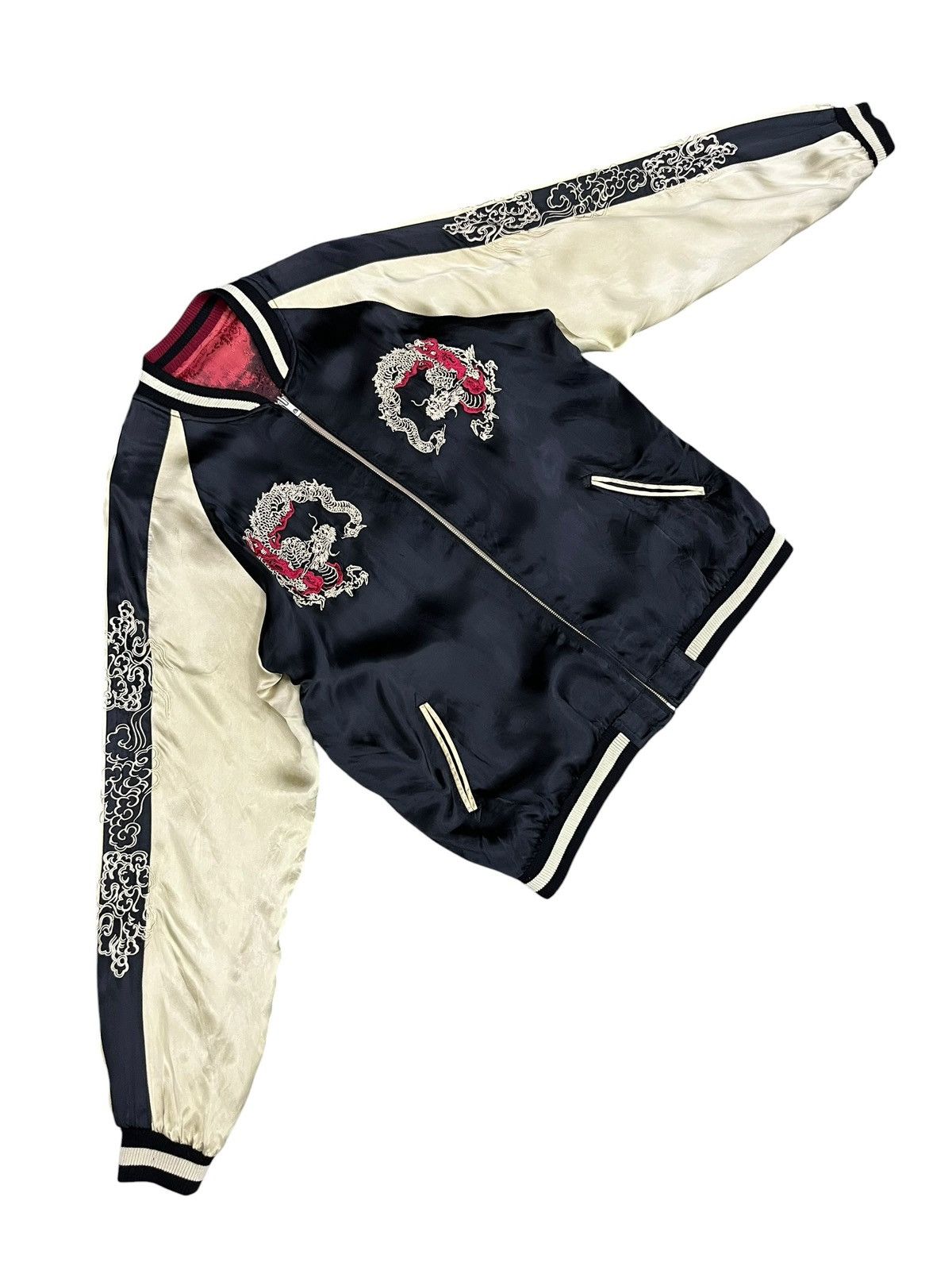 Dragonfly Reversible Sukajan Dragon Embroidery Jacket Size L Size US L / EU 52-54 / 3 - 11 Thumbnail