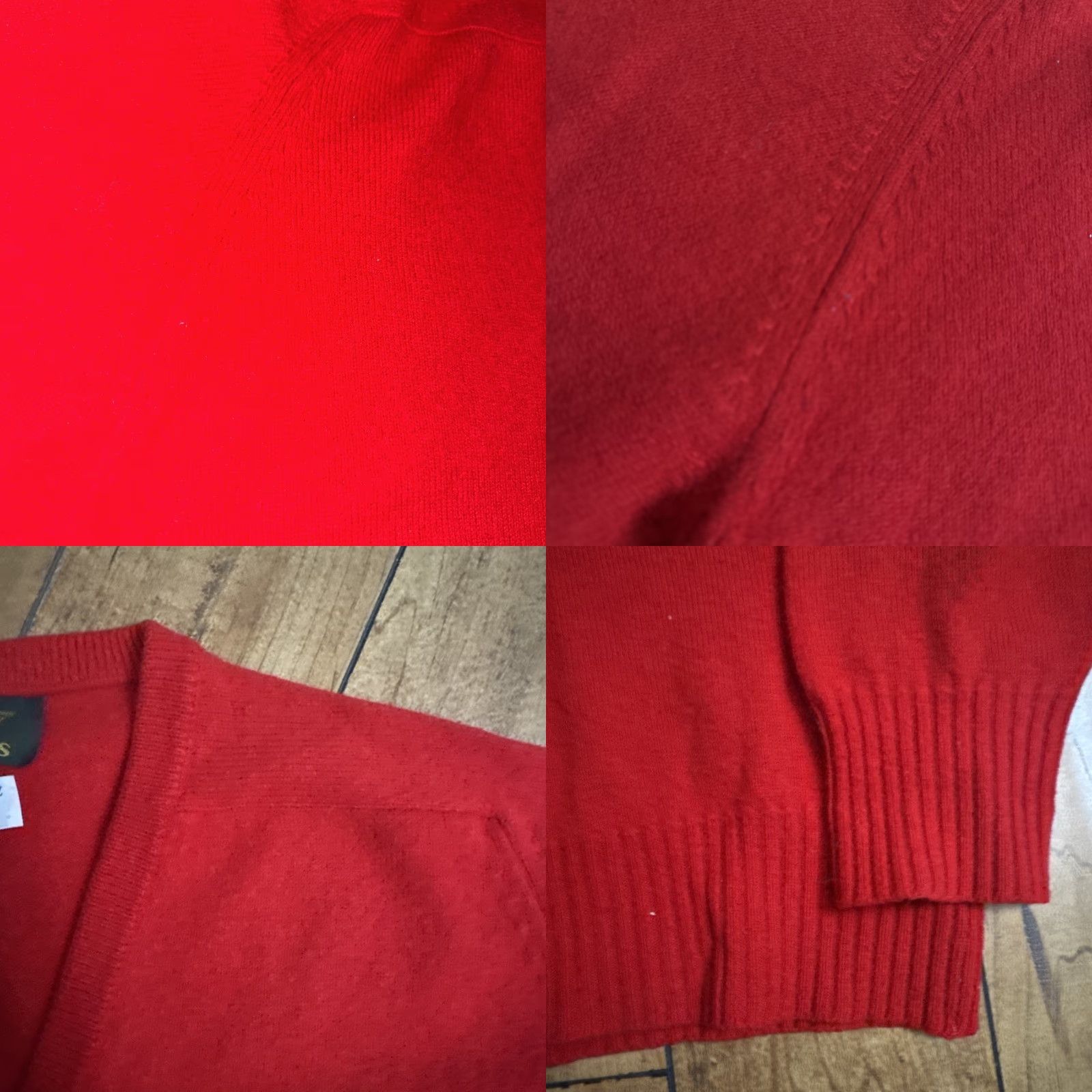 George VINTAGE McGeorge of Dumfries Lambswool Sweater V-Neck Red XL Distressed 107 cm Pullover Men Wool Patterned Popular 90s (if applicable) Size US XL / EU 56 / 4 - 8 Thumbnail