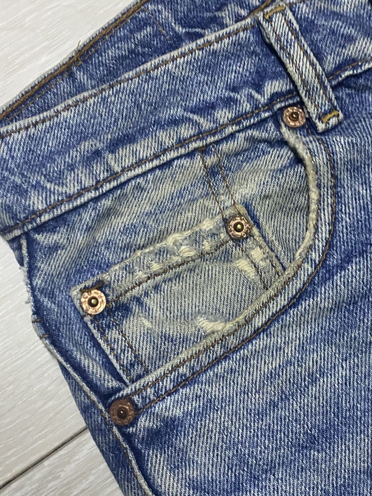 Levi's Vintage Levis 606 Faded Wash Taperred Leg Jeans Size US 30 / EU 46 - 8 Thumbnail