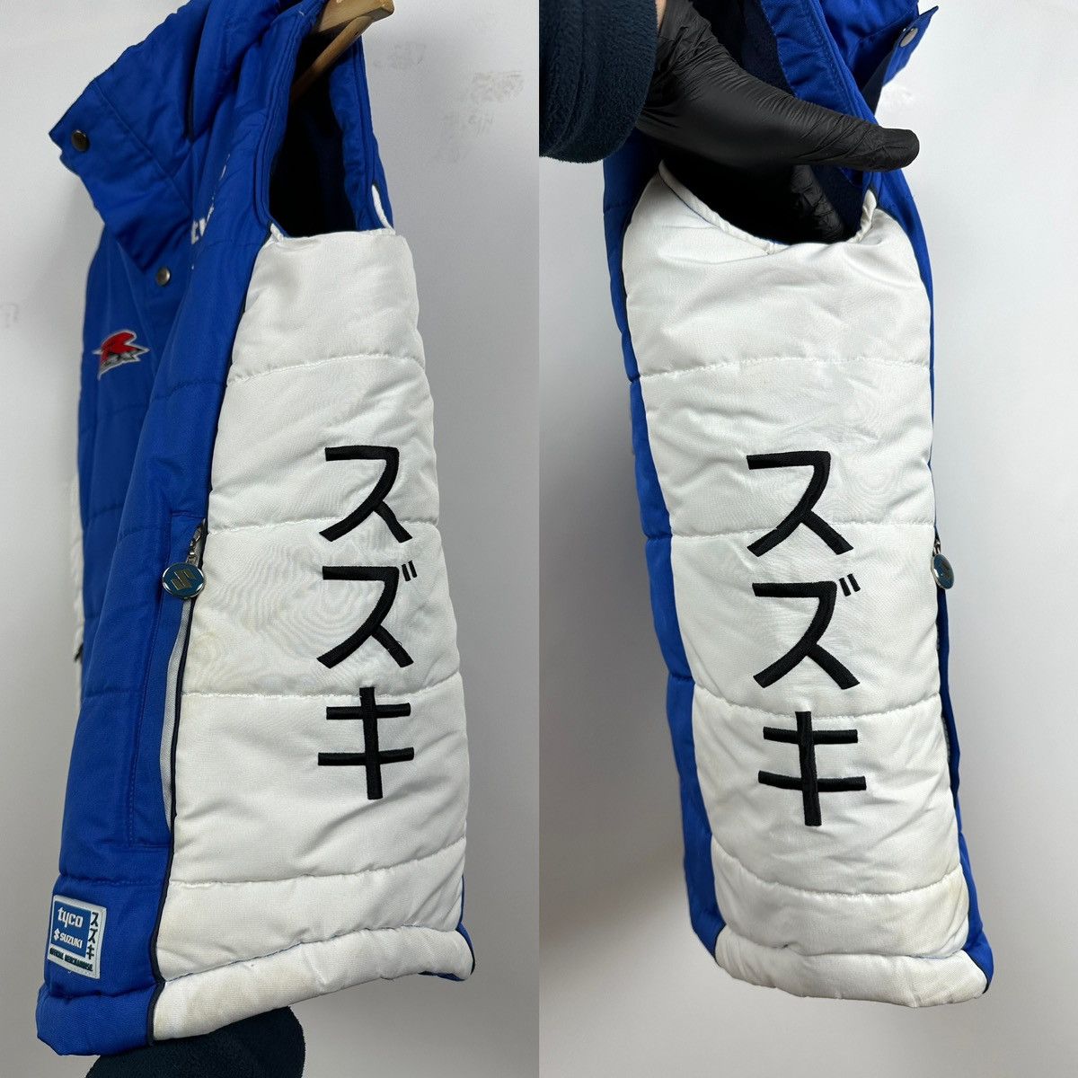 Formula 1 Suzuki GSXR Tyco TAS Racing Blue Motorcycle Fleece Vest Size US S / EU 44-46 / 1 - 15 Thumbnail