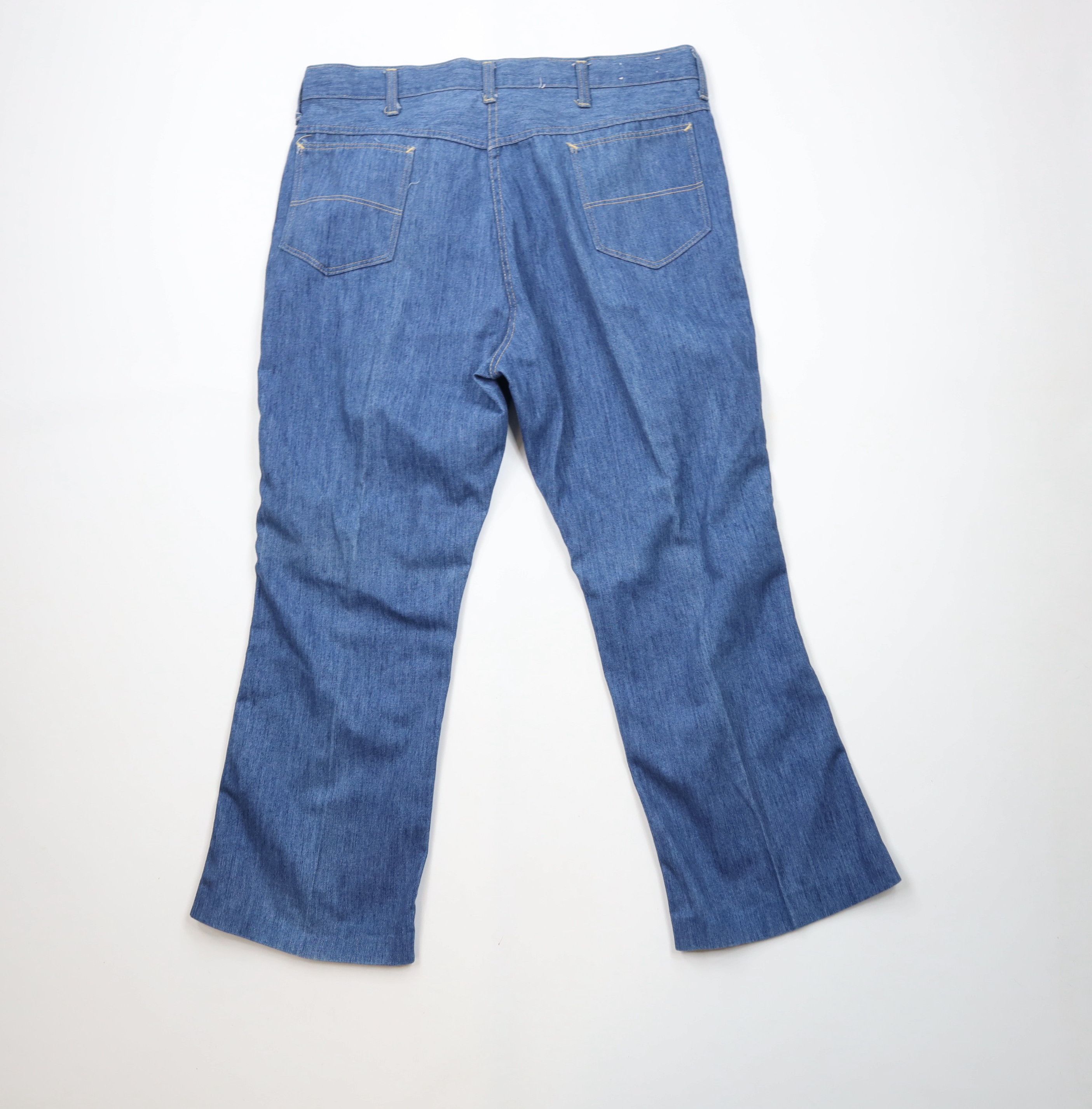 Vintage Vintage 70s Streetwear Wide Leg Bell Bottoms Denim Jeans USA Size US 38 / EU 54 - 9 Thumbnail
