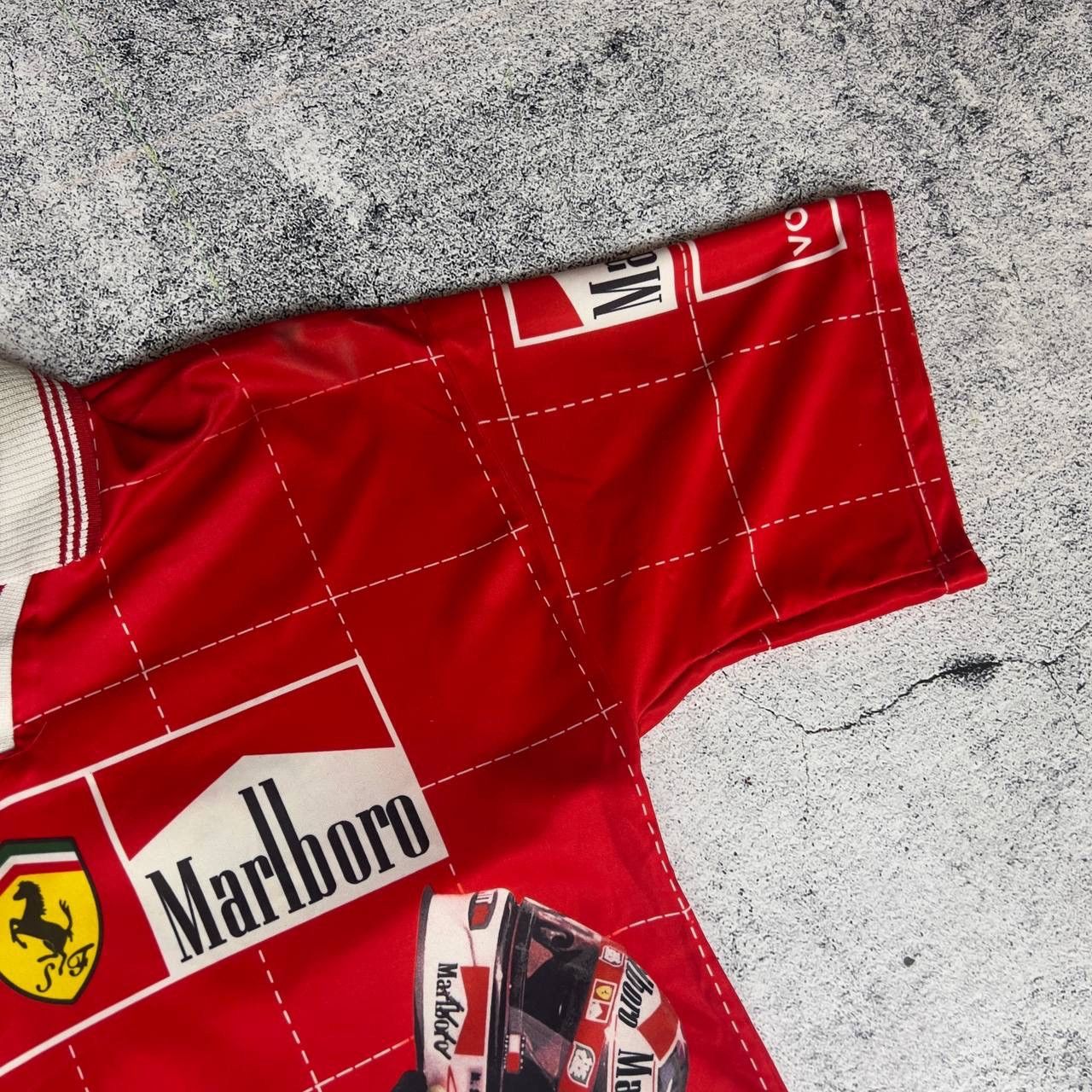Ferrari Michael Schumacher Ferrari Marlboro Polo Red Men's Size S’ Size US S / EU 44-46 / 1 - 4 Thumbnail