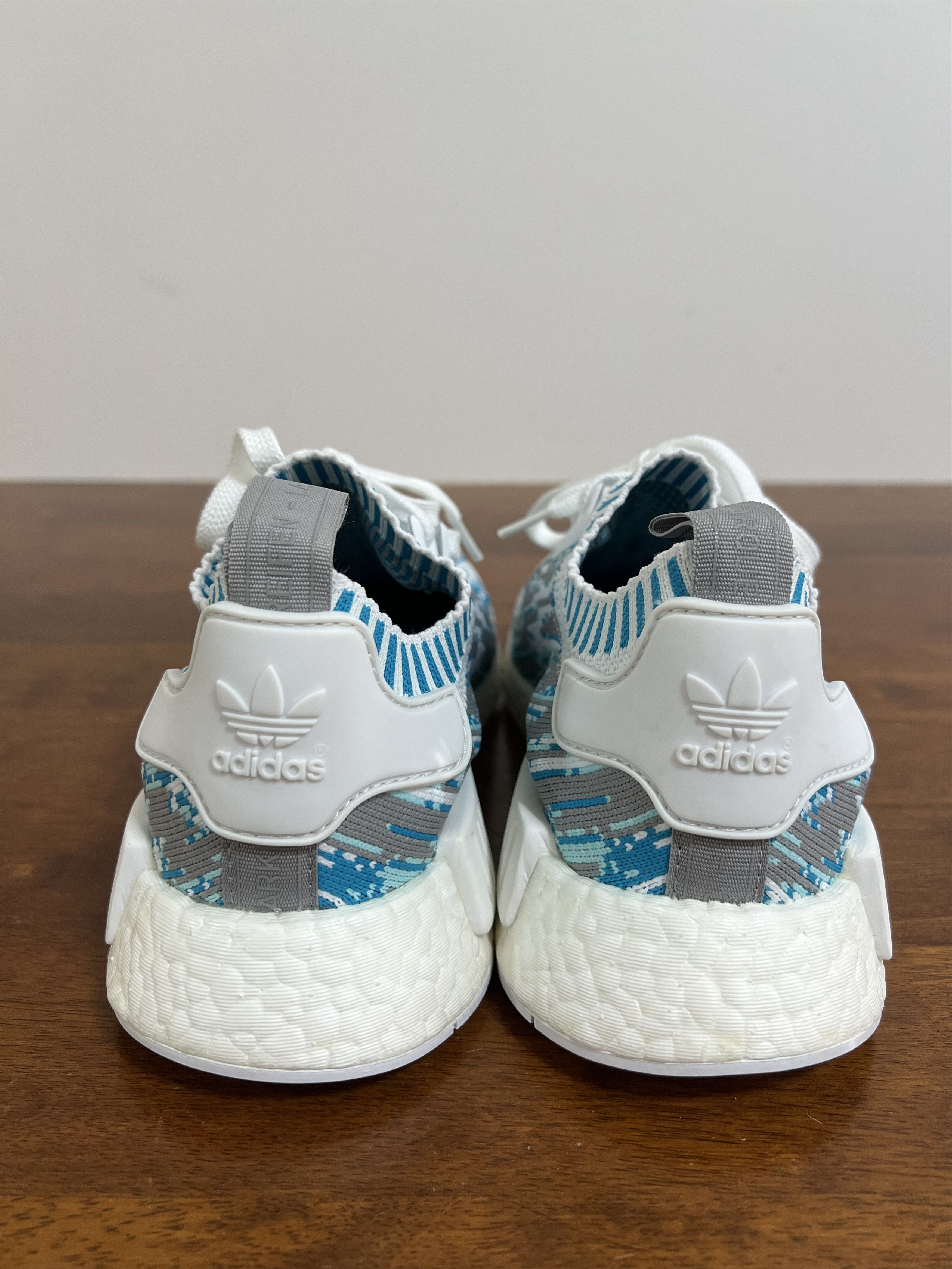 Adidas × Sneakersnstuff 💚 2017 Sneakersnstuff x Adidas NMD R1 Datamosh Clear Aqua Size US 7 / EU 40 - 7 Thumbnail