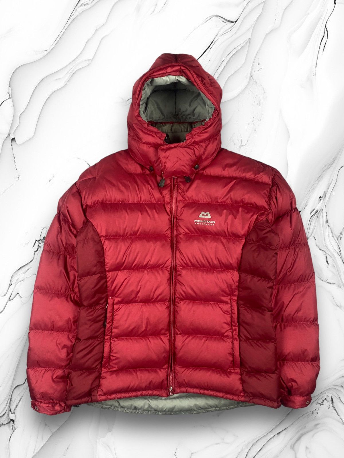 image of Mountain Equipment Co Op x The Mountain Woman Mountain Equipment Puffer Jacket in Red, Women's (Siz