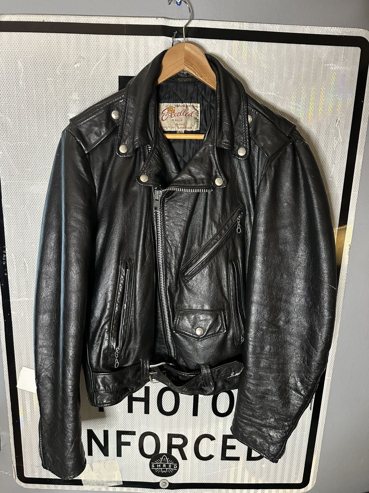 Excelled Leather Jacket Double Rider | Grailed