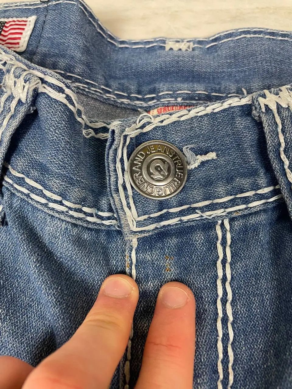 True Religion Vintage True Religion Straight Denim Jeans Japan Baggy 90s Size US 32 / EU 48 - 13 Thumbnail