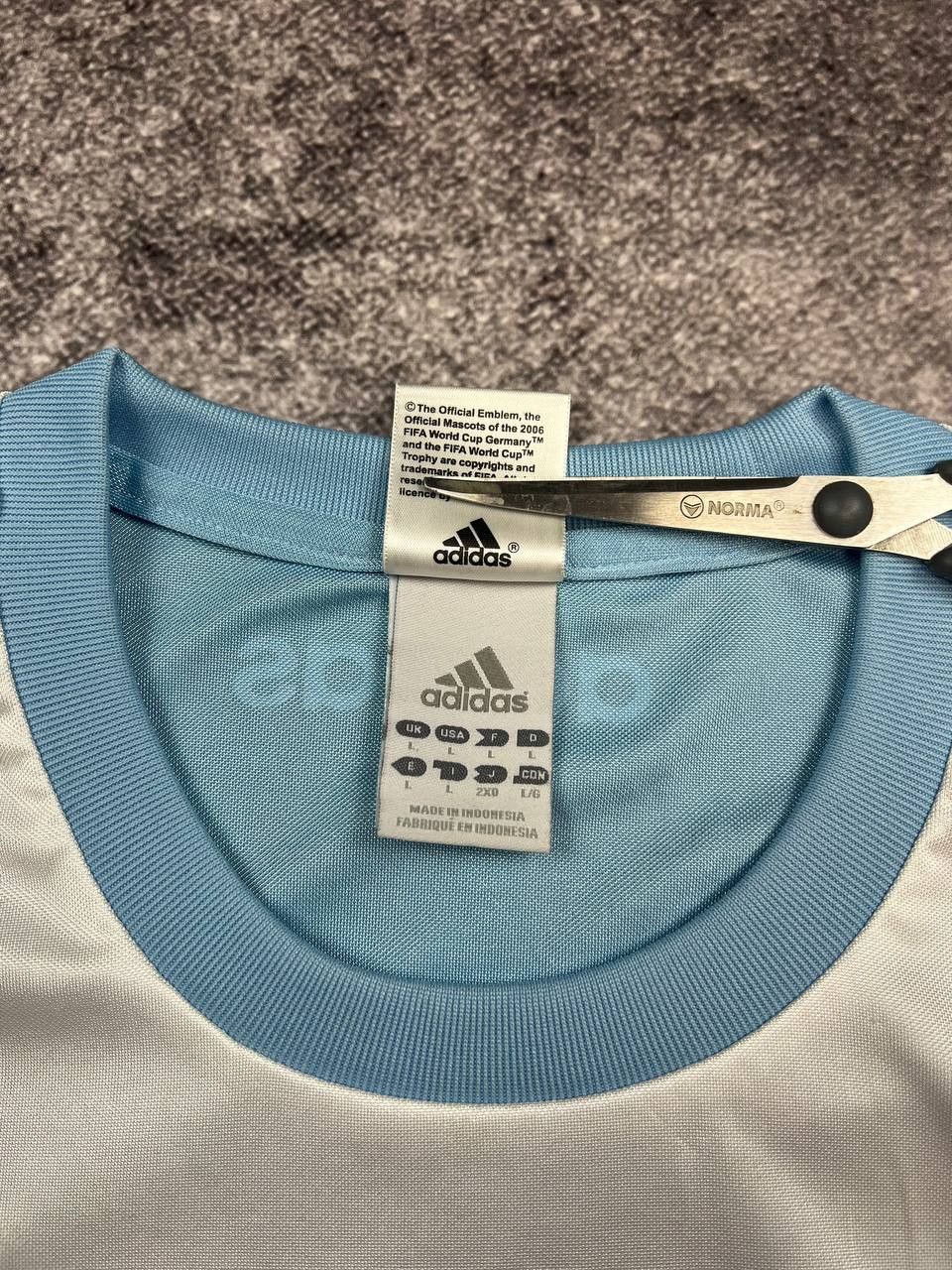 Vintage Adidas Argentina Long Sleeve Jersey World Cup 2006