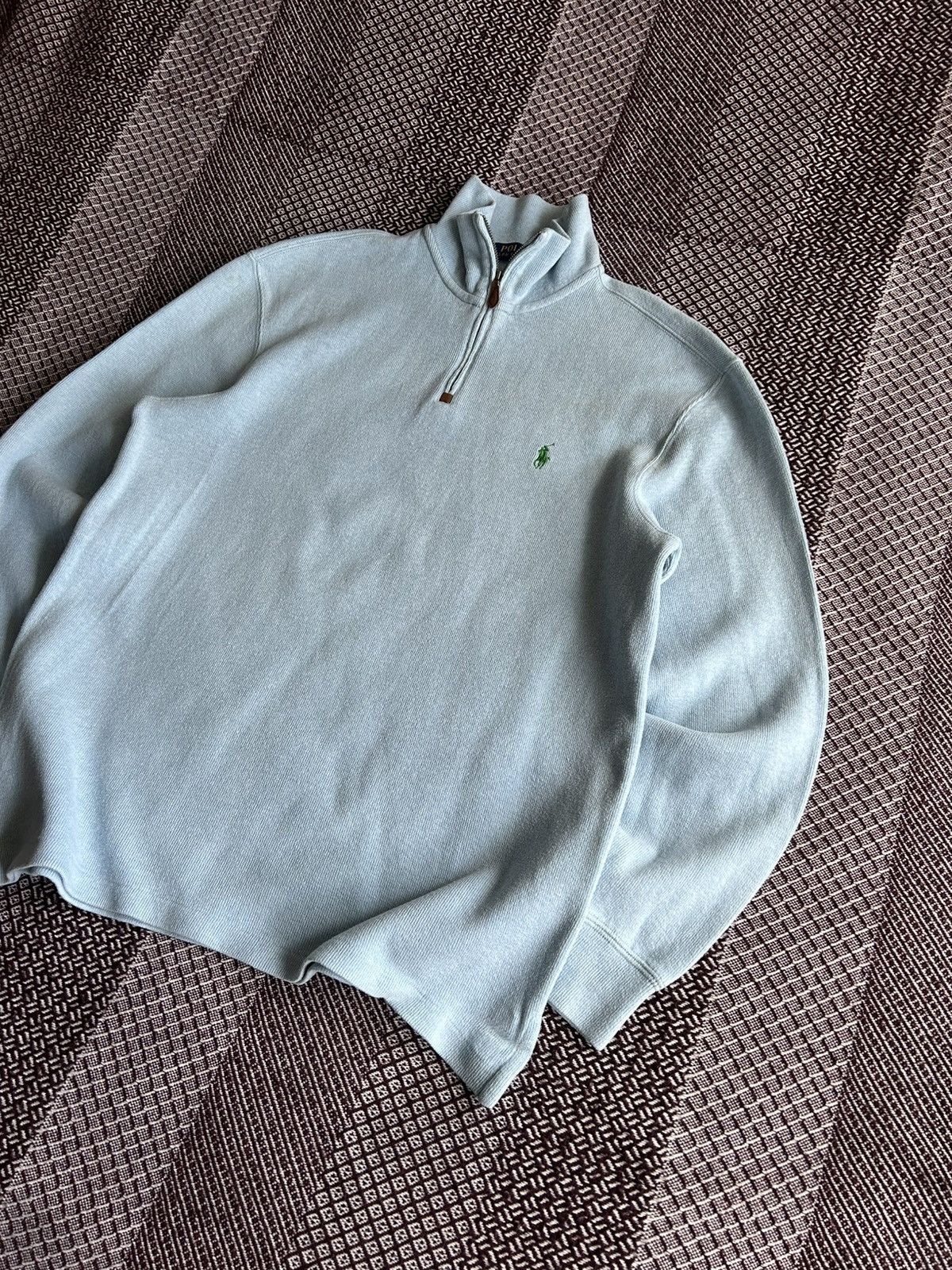 Polo Ralph Lauren Vintage Polo Ralph Lauren 3/4 Sweater Solid Style Size M Size US M / EU 48-50 / 2 - 2 Thumbnail