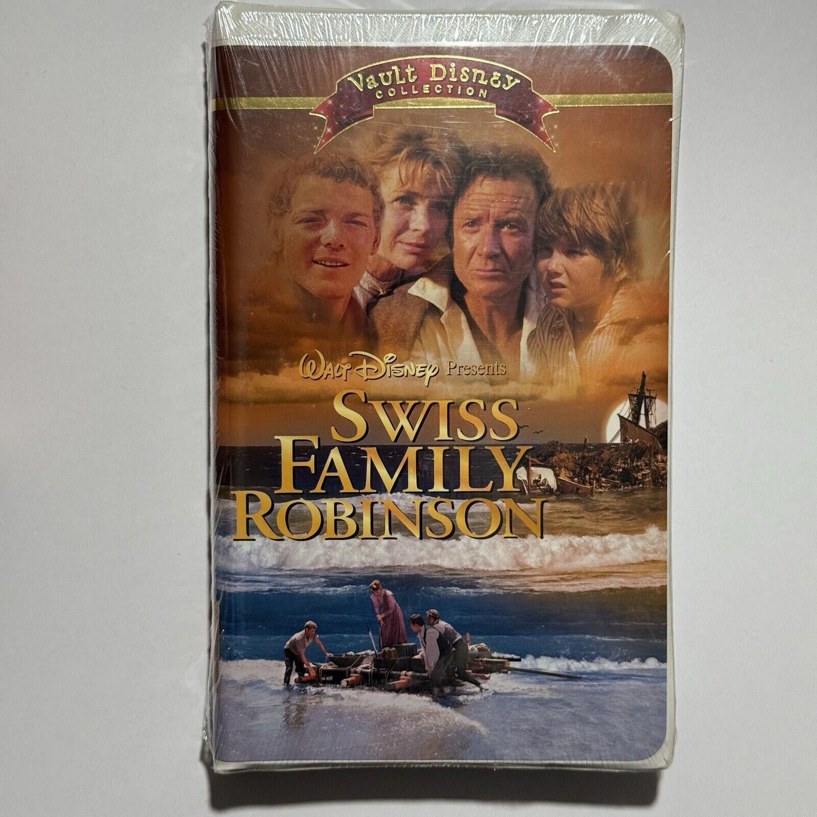 Disney Swiss Family Robinson VHS RARE Vault Disney SEALED Size ONE SIZE - 1 Thumbnail