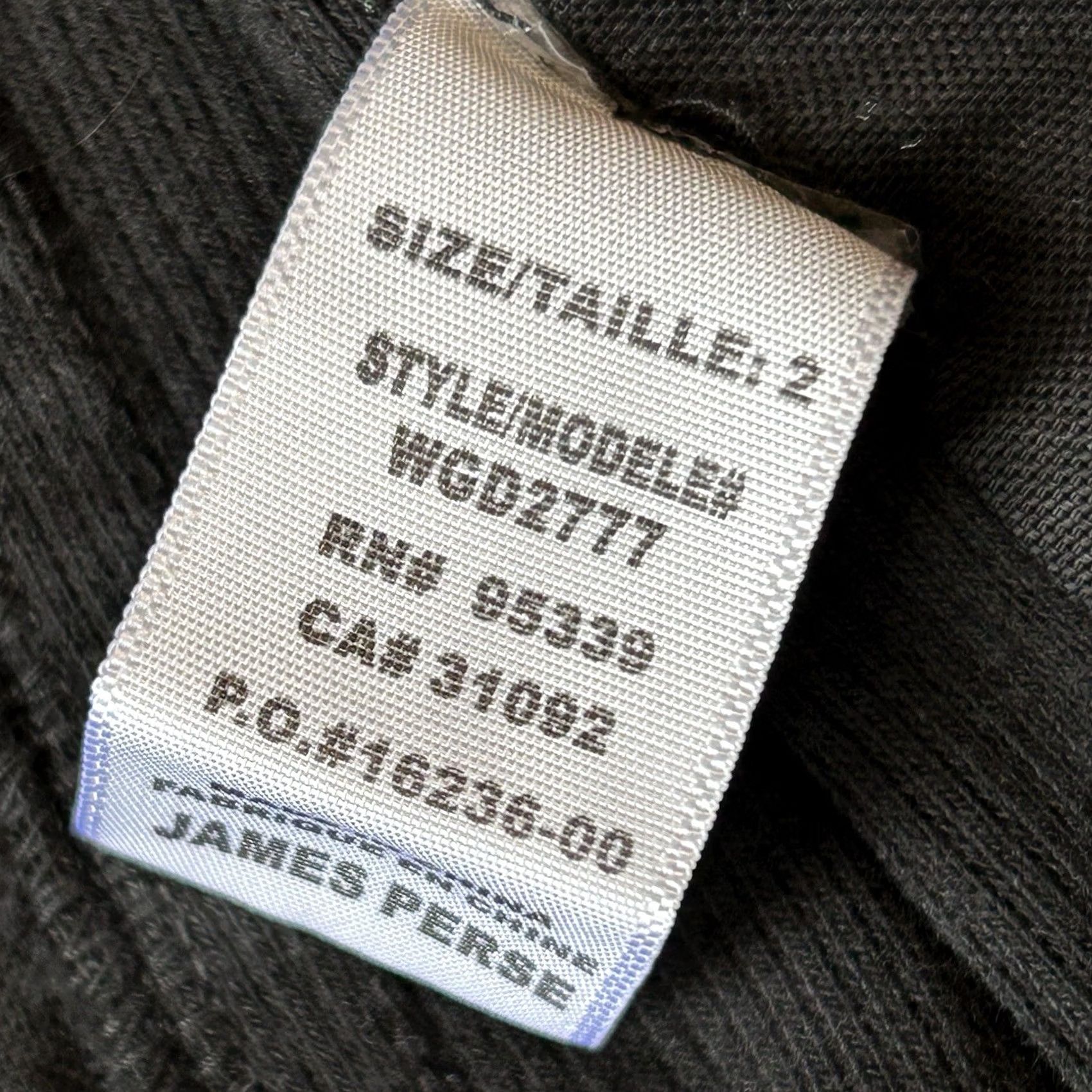 James Perse James Perse Cropped Moto Jacket Black Large Size XS / US 0-2 / IT 36-38 - 6 Thumbnail