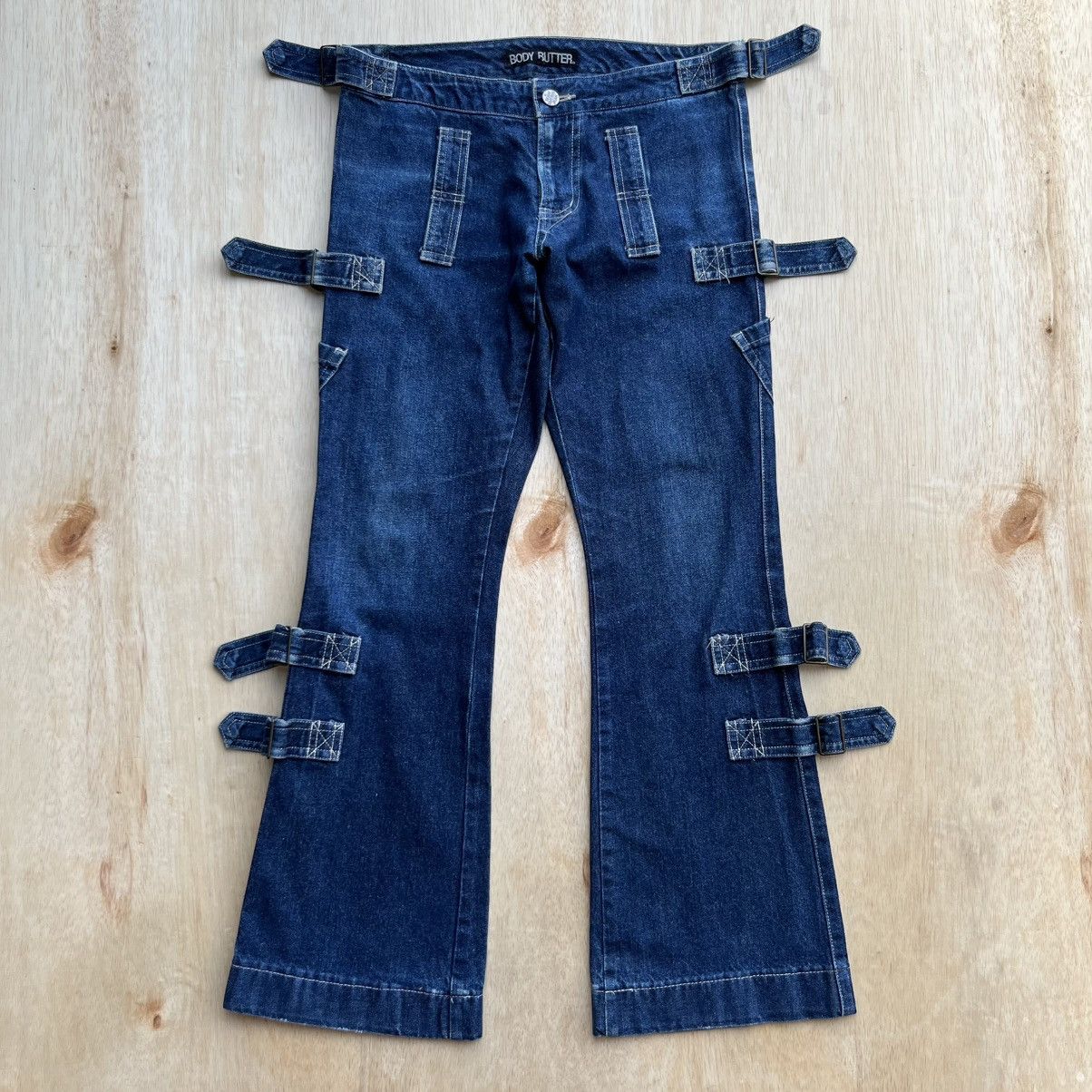 Japanese Brand BODY BUTTER JEAN BONDAGE PUNK VINTAGE Y2K LIKE SEDITIONARIES Size 30" / US 8 / IT 44 - 1 Thumbnail