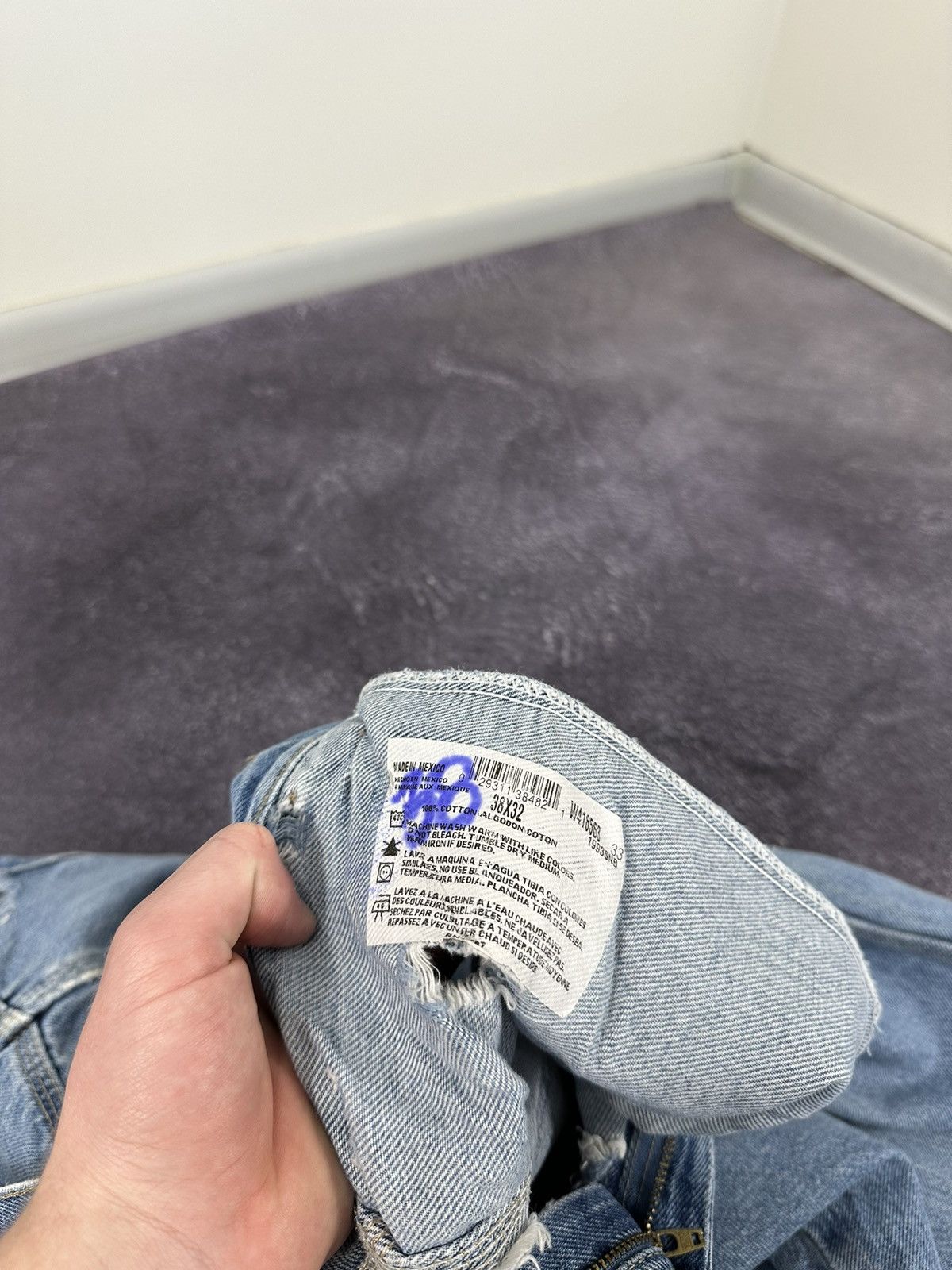 Dickies Vintage Dickies Light Blue Carpenter USA Opium Work Pants Size US 38 / EU 54 - 20 Thumbnail
