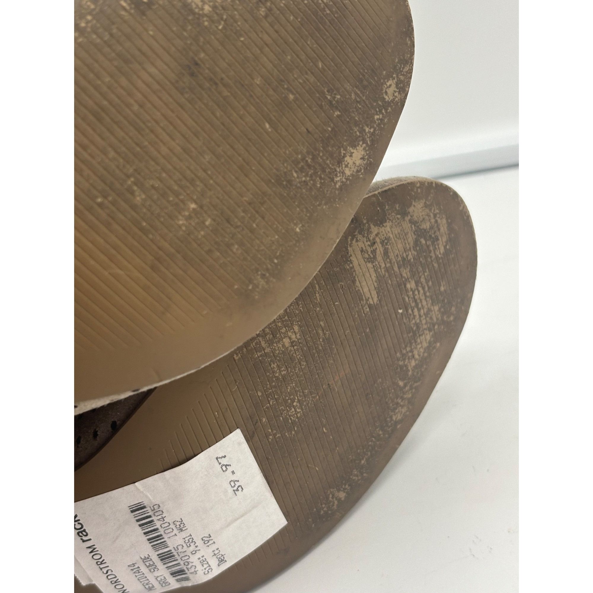 Other Adam Tucker Meridia Perforated Suede Sandal, 9.5, M, Taupe Size US 9.5 / IT 39.5 - 7 Thumbnail