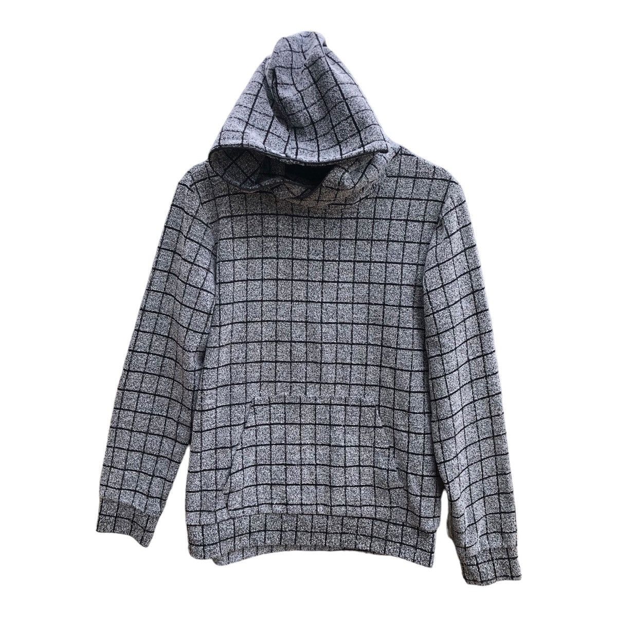 If Six Was Nine × Le Grande Bleu (L.G.B.) × semanticdesign Semantic Design Sweatshirt Checkered Hoodie Size US M / EU 48-50 / 2 - 1 Thumbnail