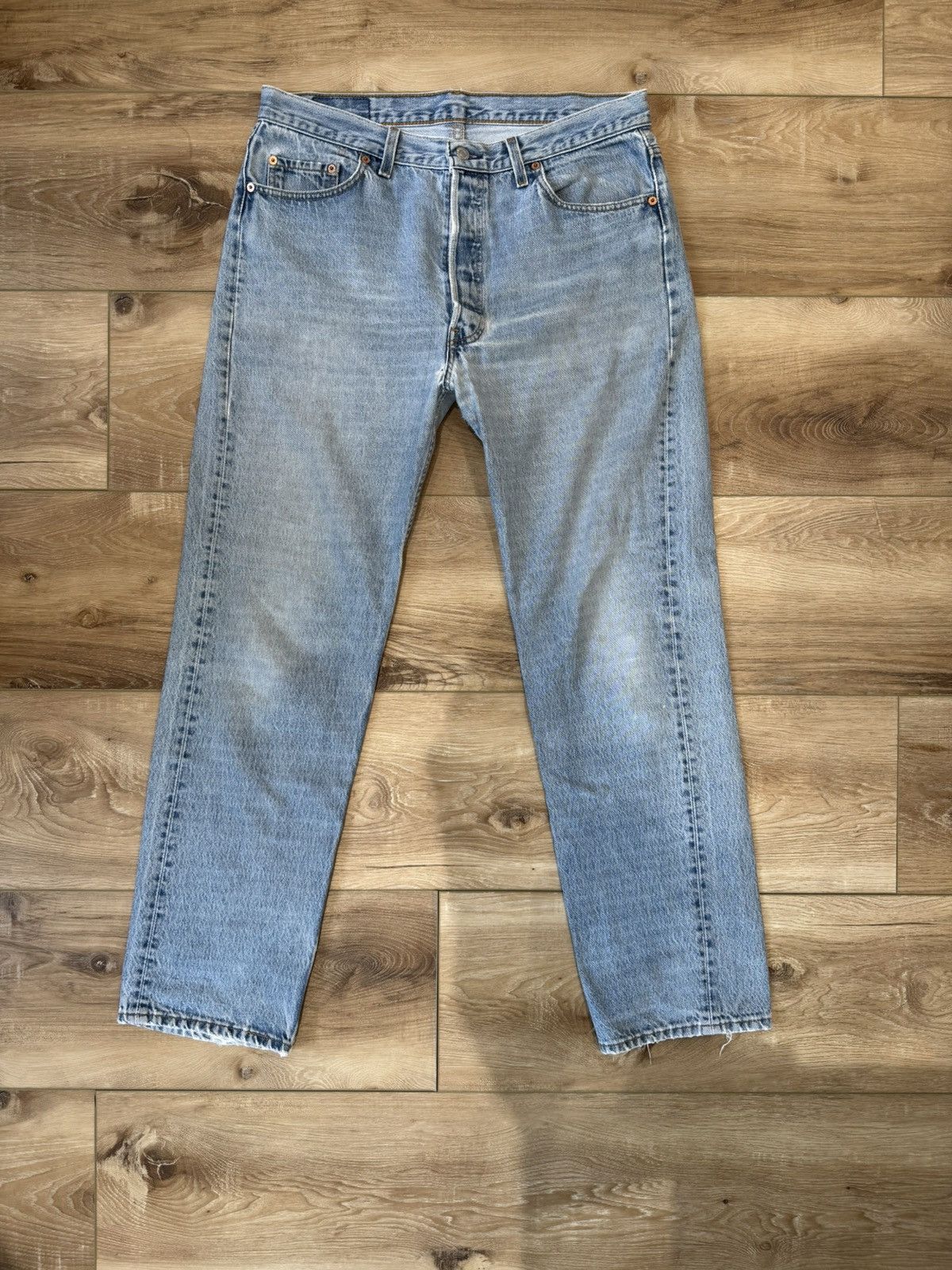 Levi's Levis 501 Made in USA Vintage 34x32 Size US 34 / EU 50 - 1 Thumbnail