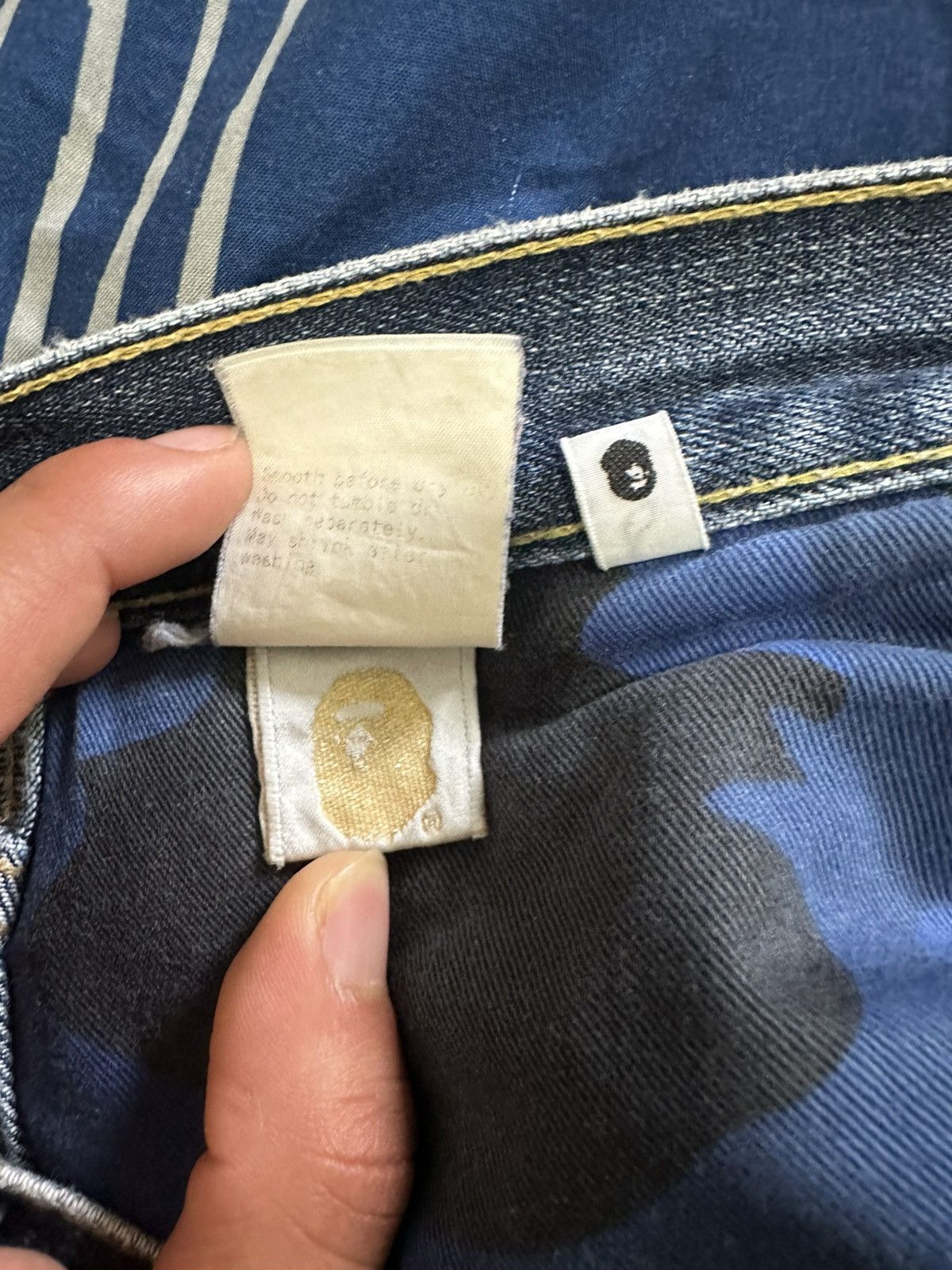 Bape × Vintage 2002 Nigo x Bape Denim Size US 32 / EU 48 - 6 Thumbnail