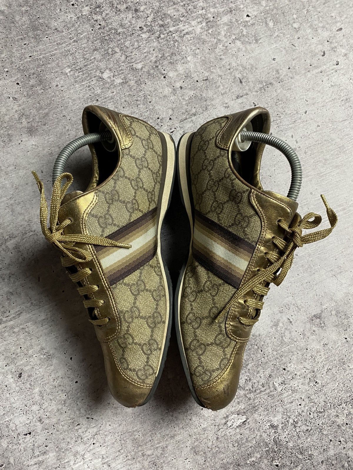 Gucci Vintage Monogram Sneakers Size US 7 / EU 40 - 6 Thumbnail