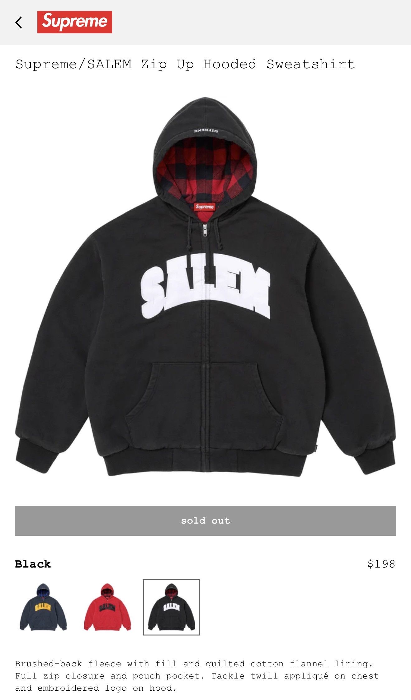 Supreme Supreme Skulls Zip Up Hooded Sweatshirt | Grailed