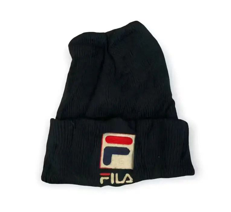 Fila Vintage Fila Big Logo beanie Size ONE SIZE - 3 Thumbnail