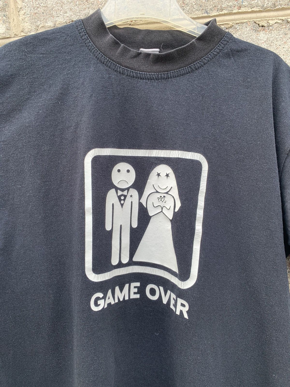 Vintage Vintage Game Over T Shirt Humor Y2K 90s Size US M / EU 48-50 / 2 - 2 Thumbnail