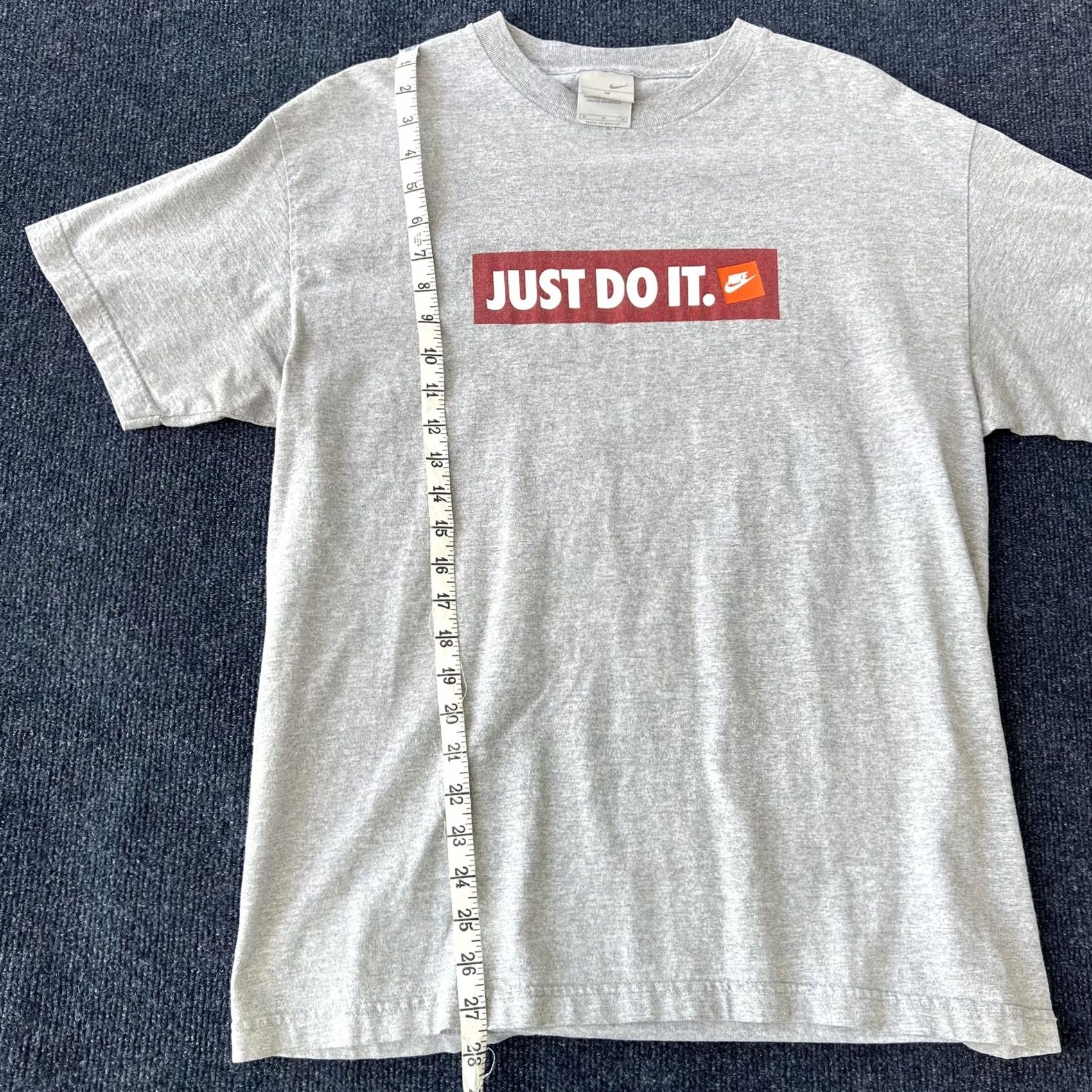 Nike Nike Mens Medium Gray Just Do It Graphic Tee T-Shirt Swoosh Logo Athletic Shirt Size US M / EU 48-50 / 2 - 6 Thumbnail