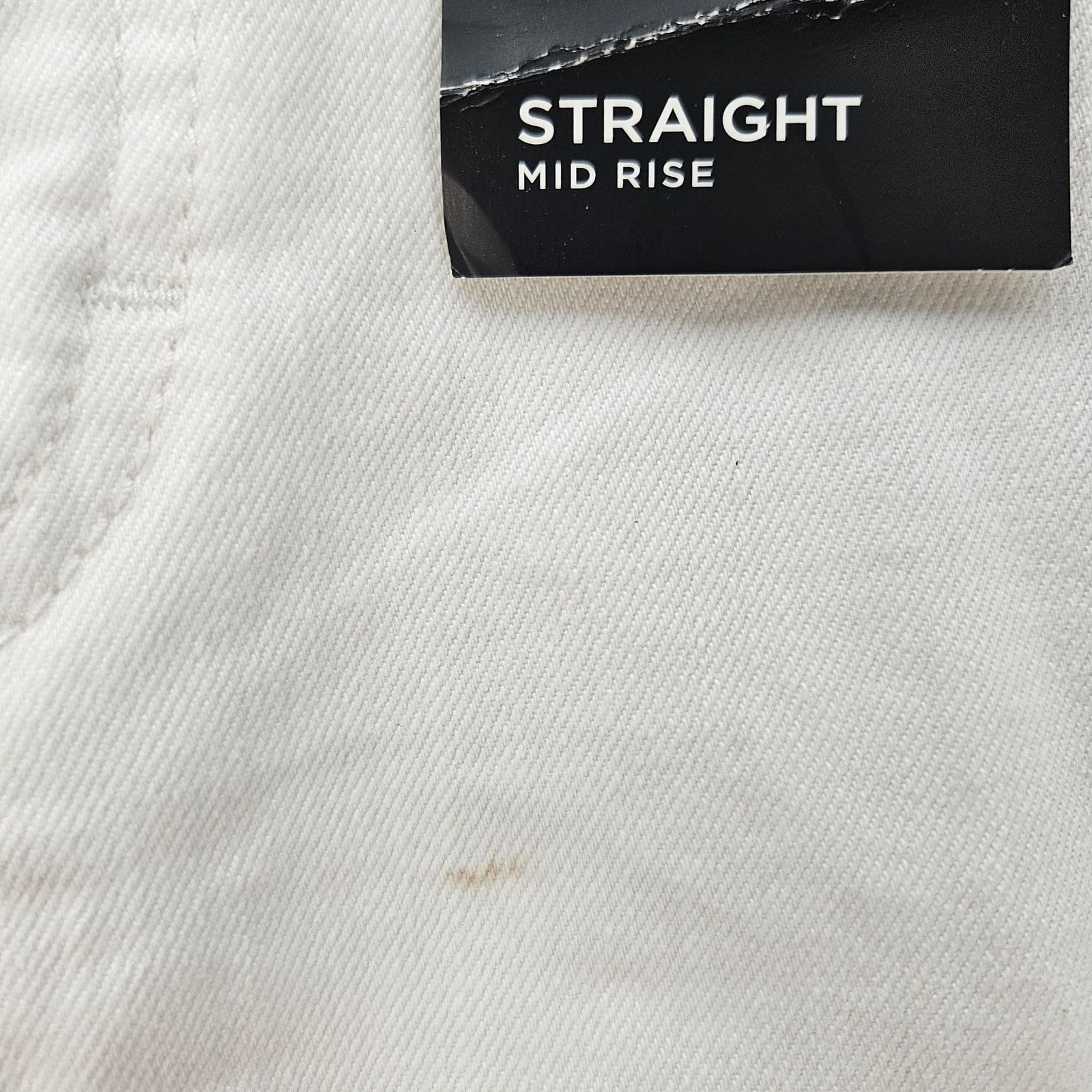Lee LEE WOMEN'S 12 MEDIUM WHITE CLASSIC FIT STRAIGHT LEG JEANS Size 34" / US 12 / IT 48 - 2 Thumbnail