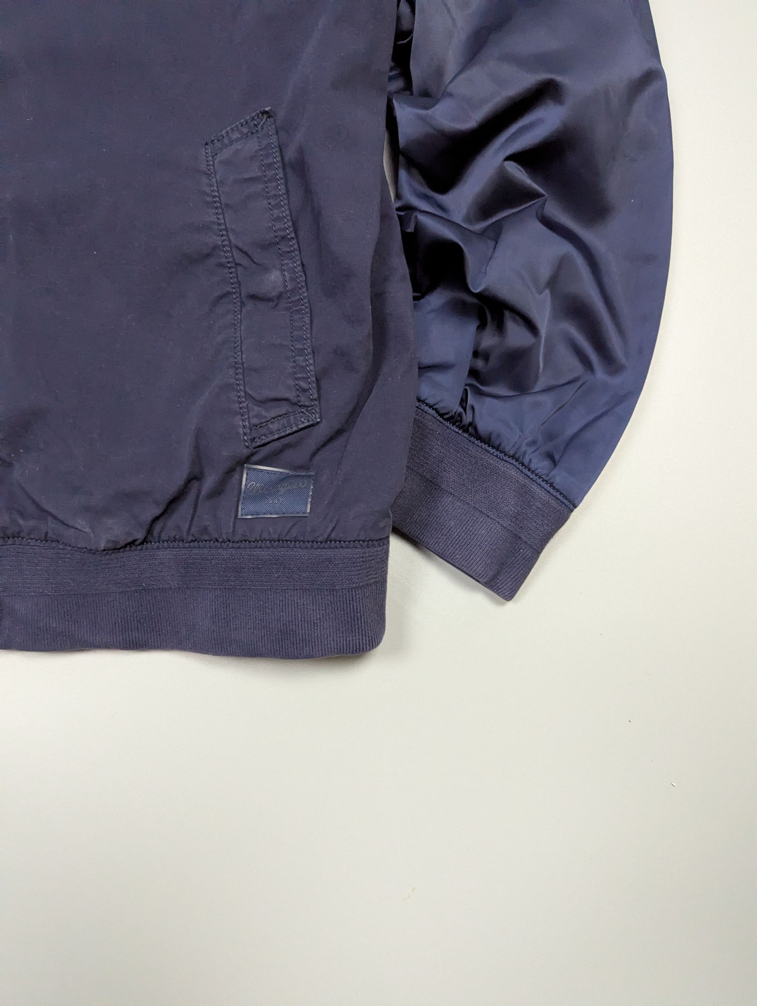 Wrangler Wrangler Vintage Style Navy Bomber Jacket Lightweight Cotton Size US XXL / EU 58 / 5 - 6 Thumbnail