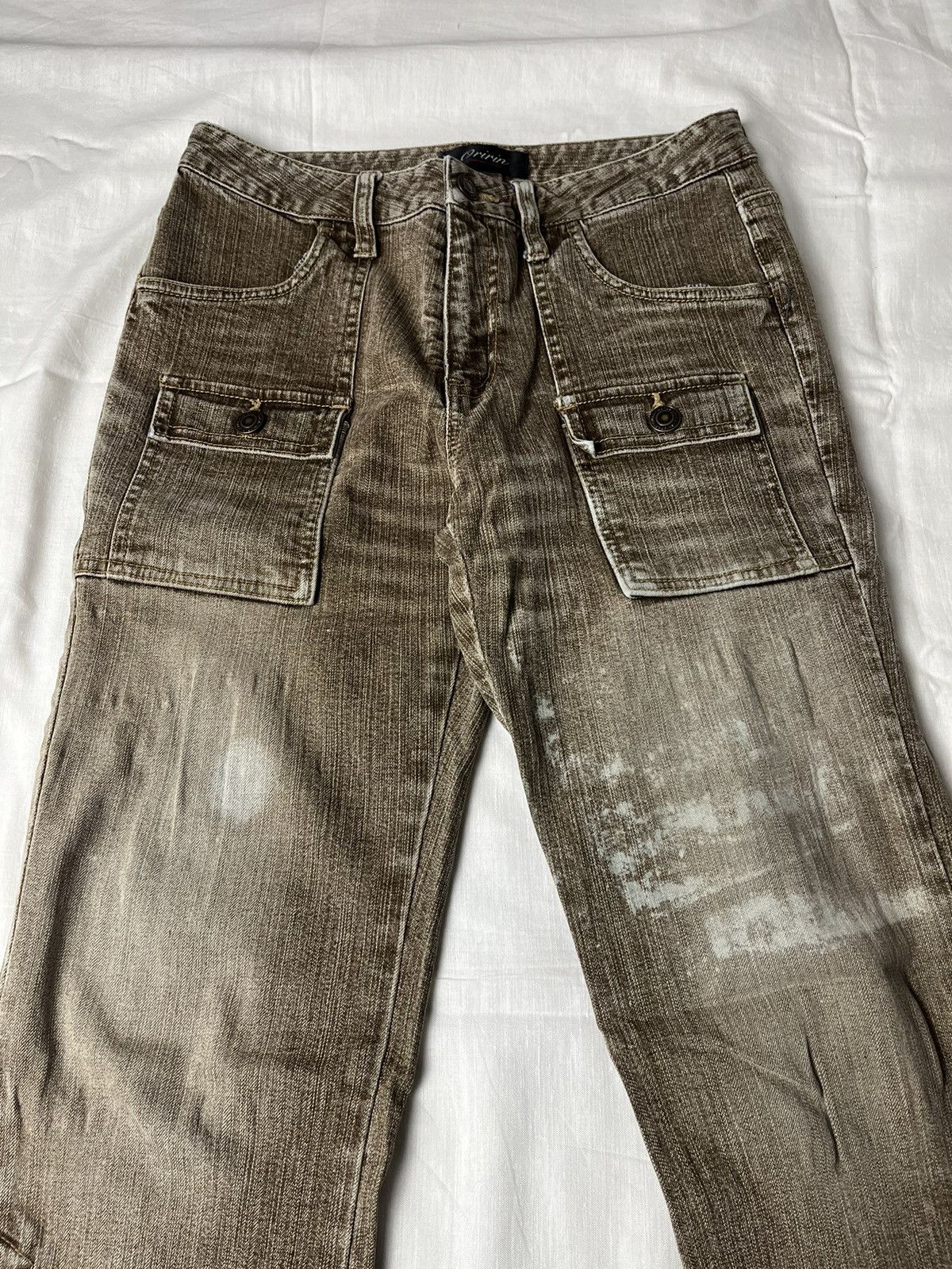 If Six Was Nine Oririn Baker Double Pocket Button Bootcut Jeans Size 28" / US 6 / IT 42 - 4 Thumbnail