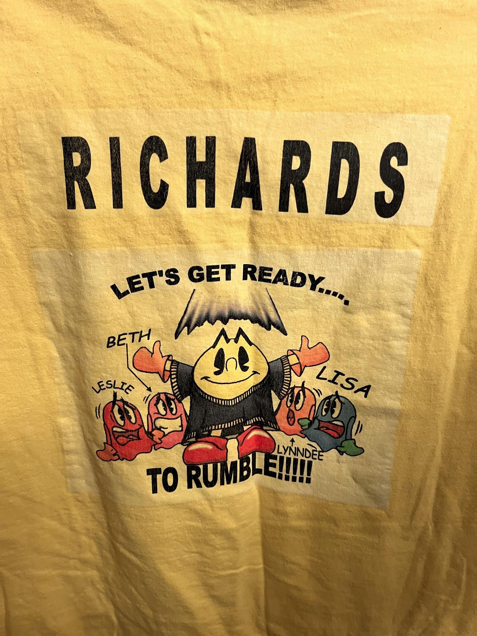 Hanes Pac Attack T-shirt Pacman Boxing Let's Get Ready to Rumble Size US XL / EU 56 / 4 - 5 Thumbnail