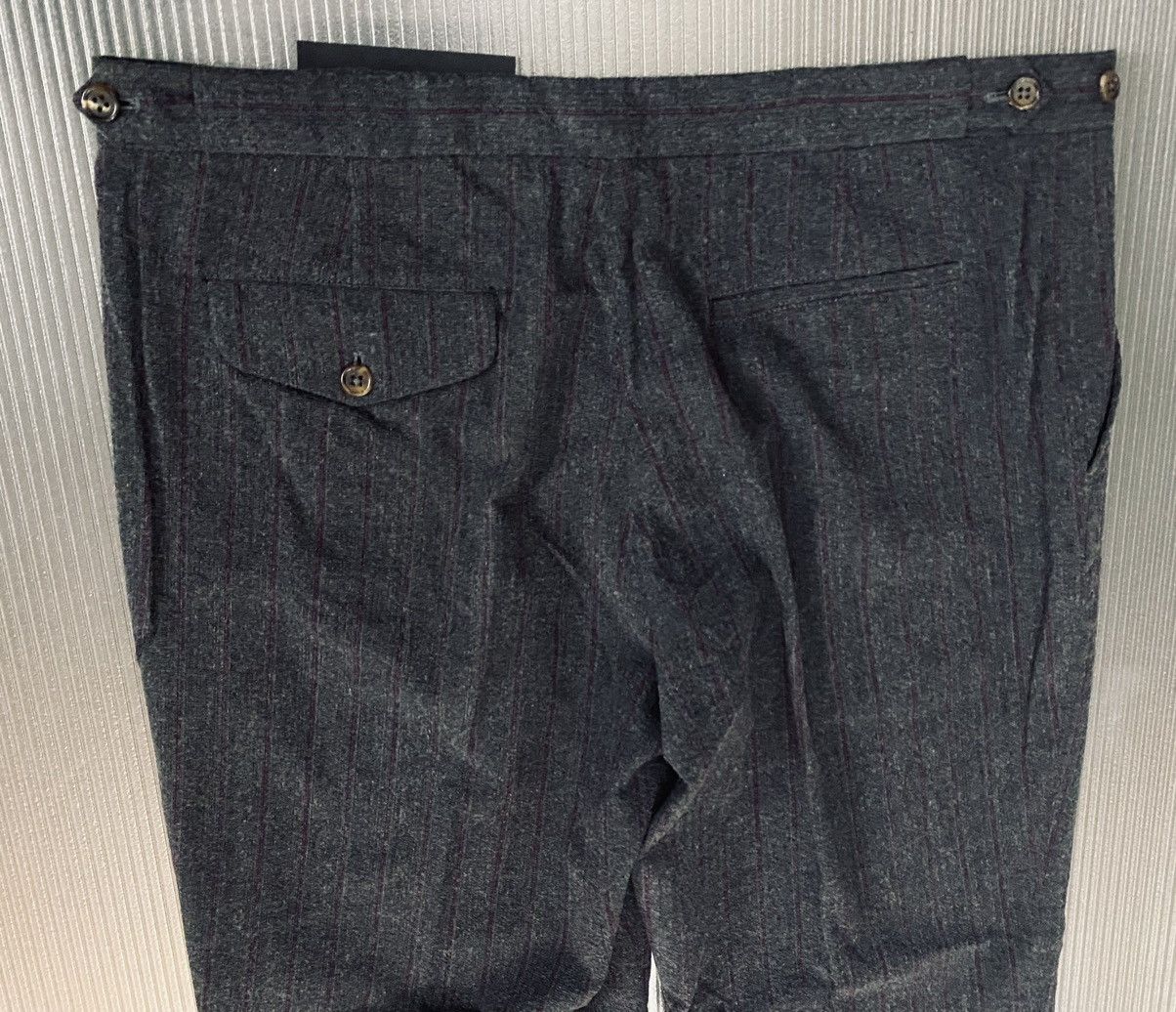 Ann Demeulemeester Ann Demeulemeester char grey striped pants XL NEW Size US 36 / EU 52 - 9 Thumbnail