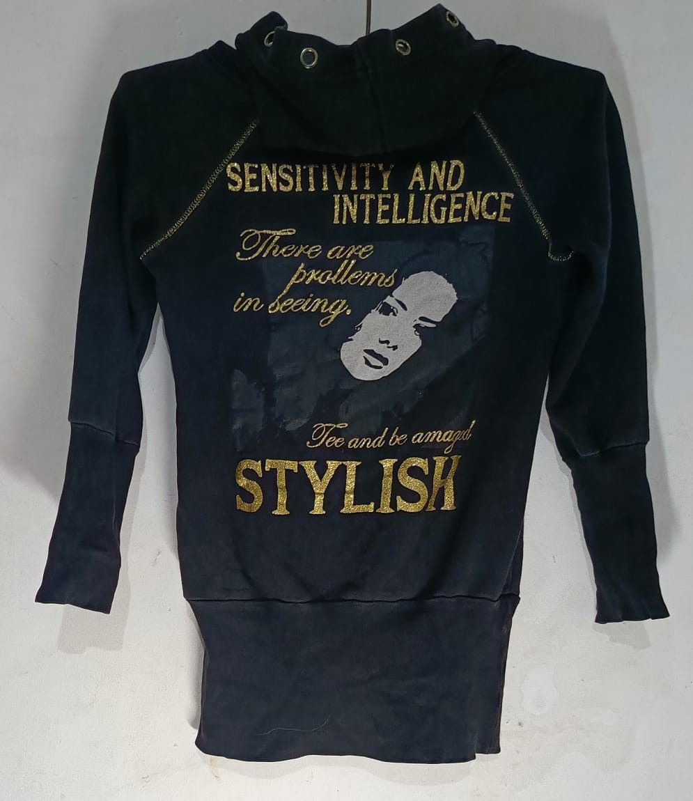 image of Archival Clothing x Hysteric Glamour Vintage Japan Design Rock Punk Pop in Black, Women's (Size Sma