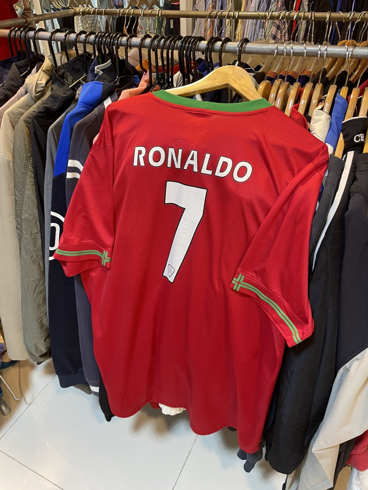 Nike 2012-2013 Portugal CR7 Home Kit Size US XXL / EU 58 / 5 - 1 Thumbnail