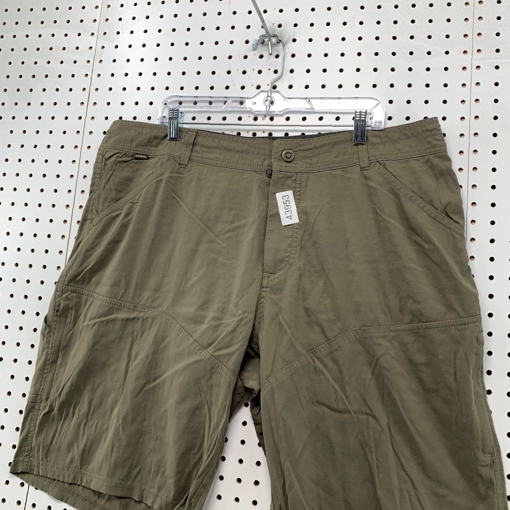 Olive KUHL Renegae Cargo Shorts Olive Green Mens Size 40x11 Outdoor Hike Size US 40 / EU 56 - 3 Thumbnail