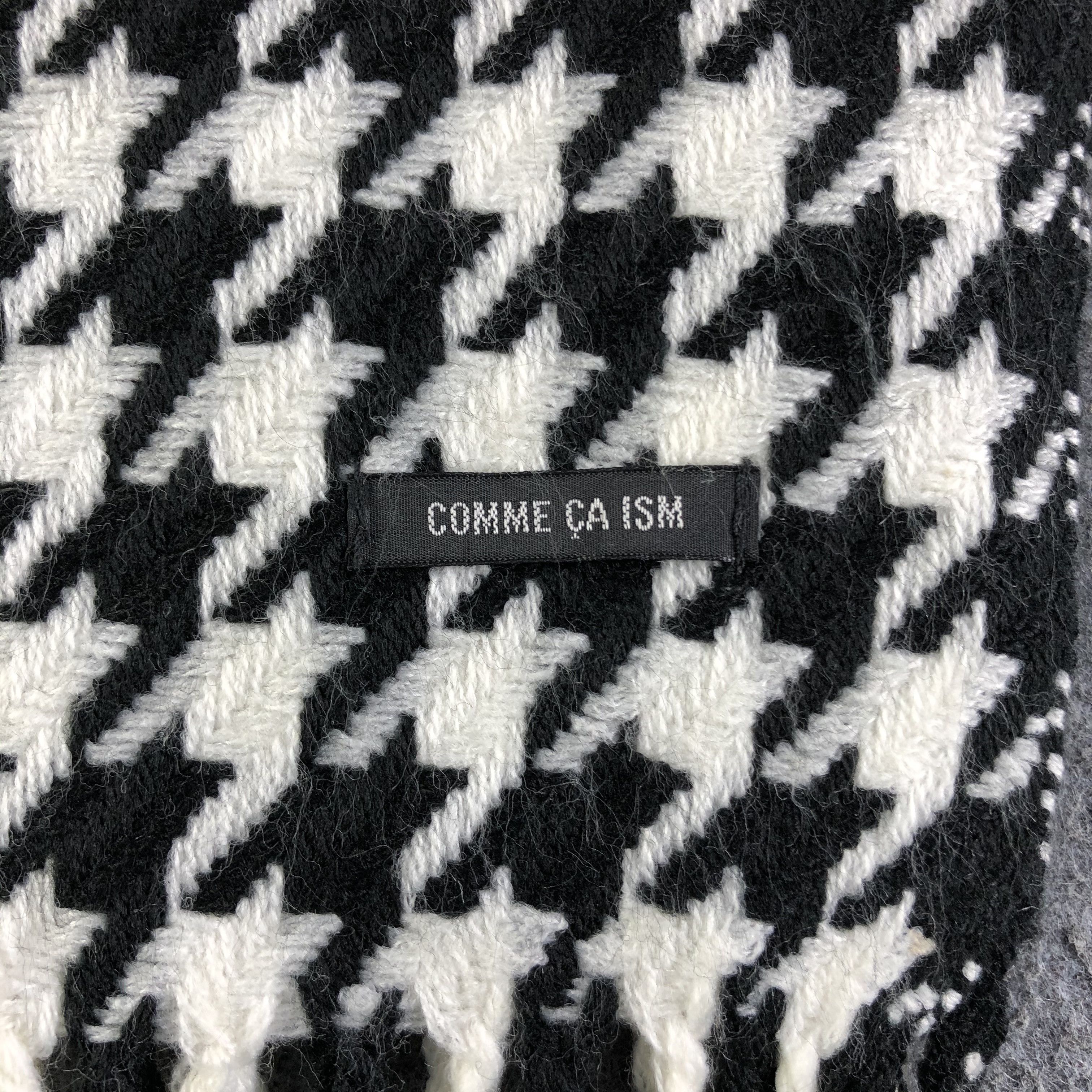 Comme Ca Ism Comme Ca Ism Houndstooth Scarf / Muffler / Neckwear P002 Size ONE SIZE - 4 Thumbnail