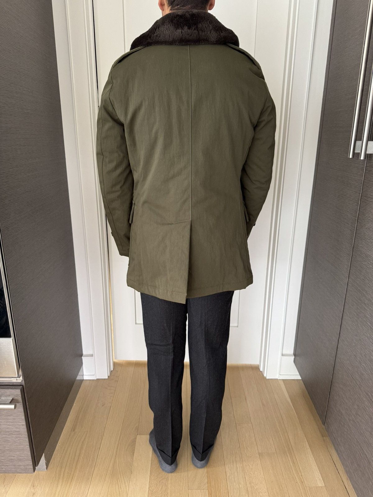 Aspesi Military inspired peacoat with fur Size US M / EU 48-50 / 2 - 20 Thumbnail