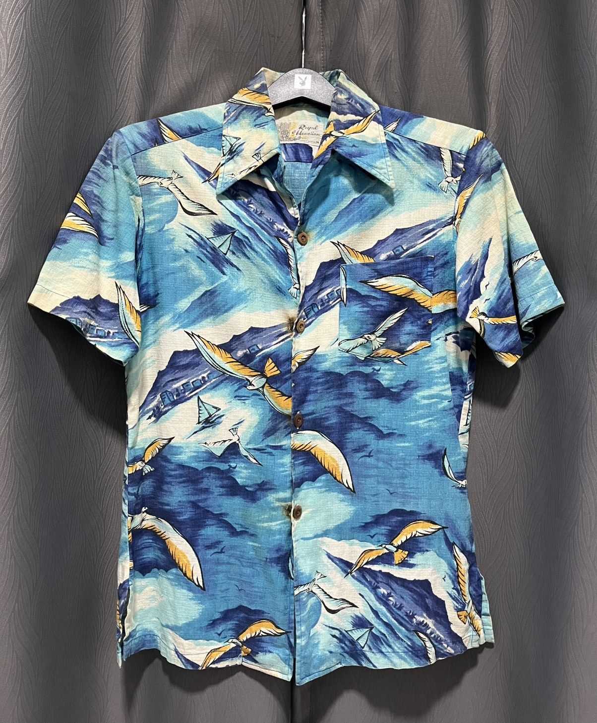 Vintage Vintage Royal Hawaiian Aloha wear Barkcloth 60s-70s Size US M / EU 48-50 / 2 - 1 Thumbnail