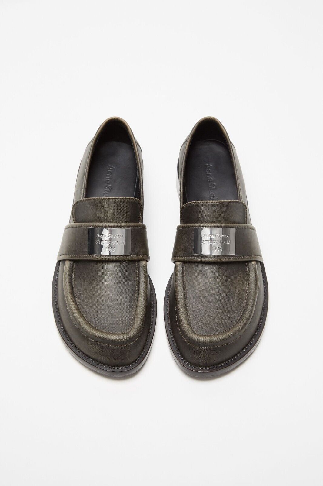 Acne Studios ACNE STUDIOS Bargot $800 Brown Leather Loafers New Size US 8 / IT 38 - 2 Thumbnail