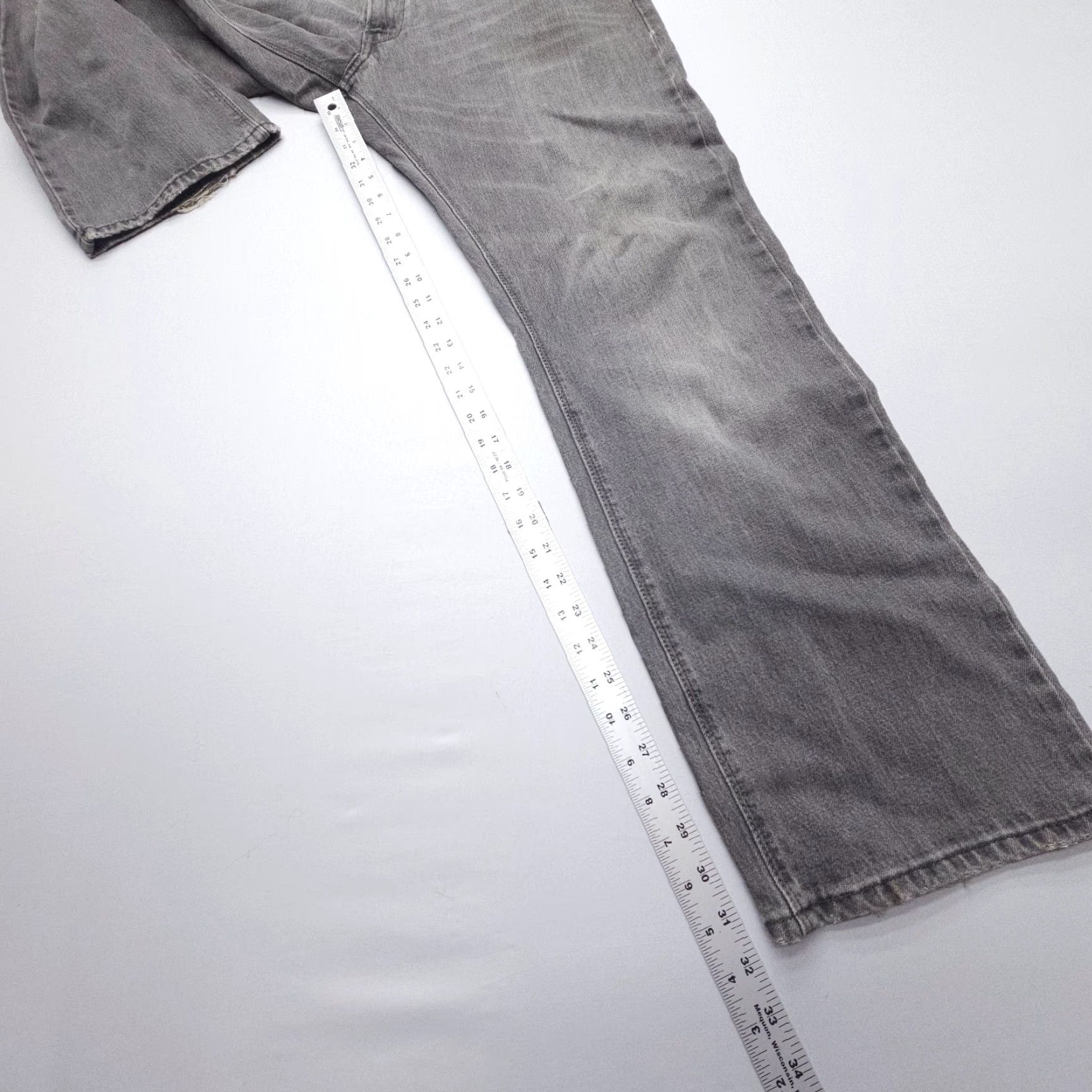 Levi's Levi's Signature Slim Straight Jeans Mens 38 x 32 Gray Authentics Y2K Vtg 2000's Size US 38 / EU 54 - 7 Thumbnail