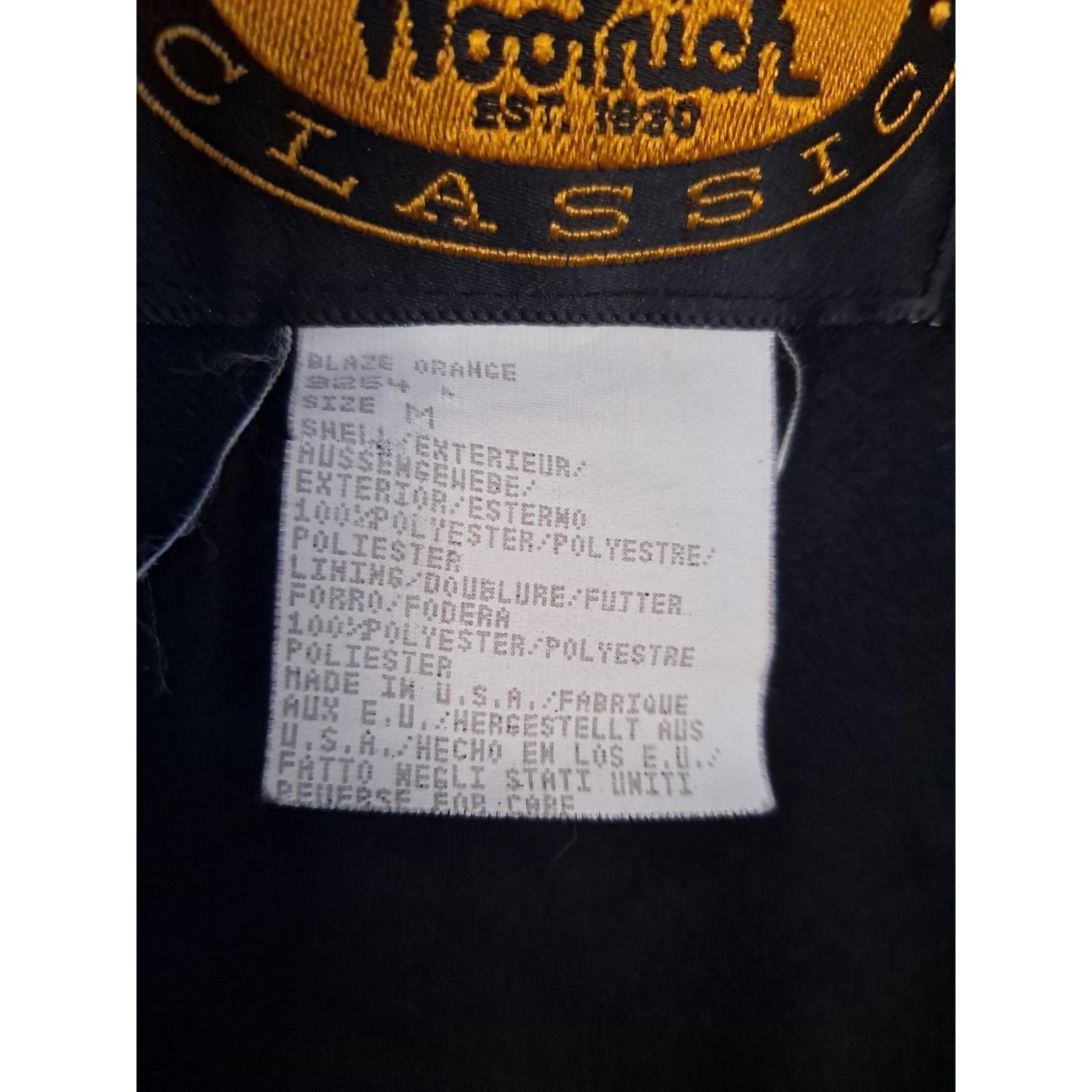 Other Woolrich Classic Orange Fleece Full Zip Jacket Made in USA S Size US M / EU 48-50 / 2 - 6 Thumbnail