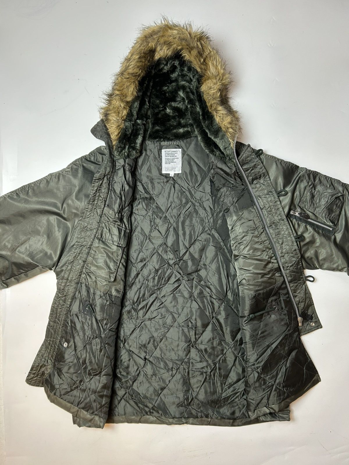 Other MILITARY GARMENTS FAUX FUR HOODIE JACKET Size US L / EU 52-54 / 3 - 3 Thumbnail