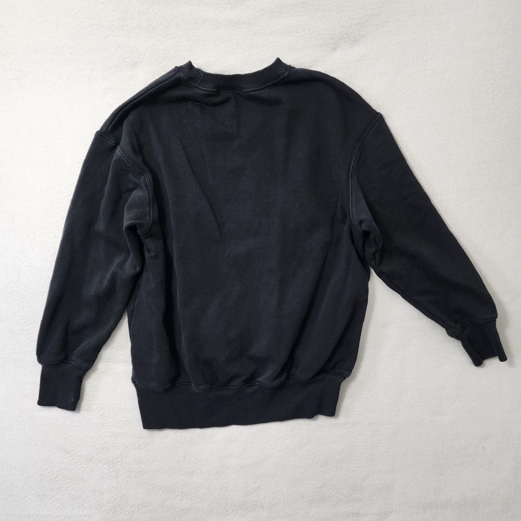 Nike Nike Sweatshirt Woman XS Black Check Swoosh Pullover Crewneck Skater Activewear Pullover Size XS / US 0-2 / IT 36-38 - 2 Thumbnail