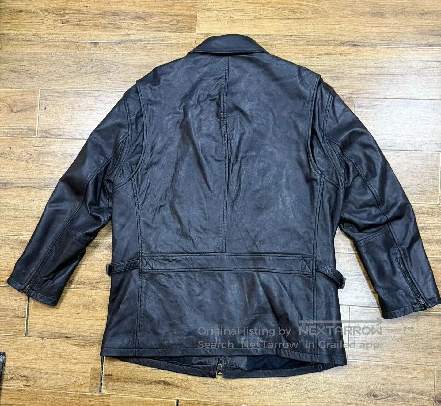 Armani Exchange Armani Exchange Men's Leather Jacket XL. Size US XL / EU 56 / 4 - 2 Thumbnail