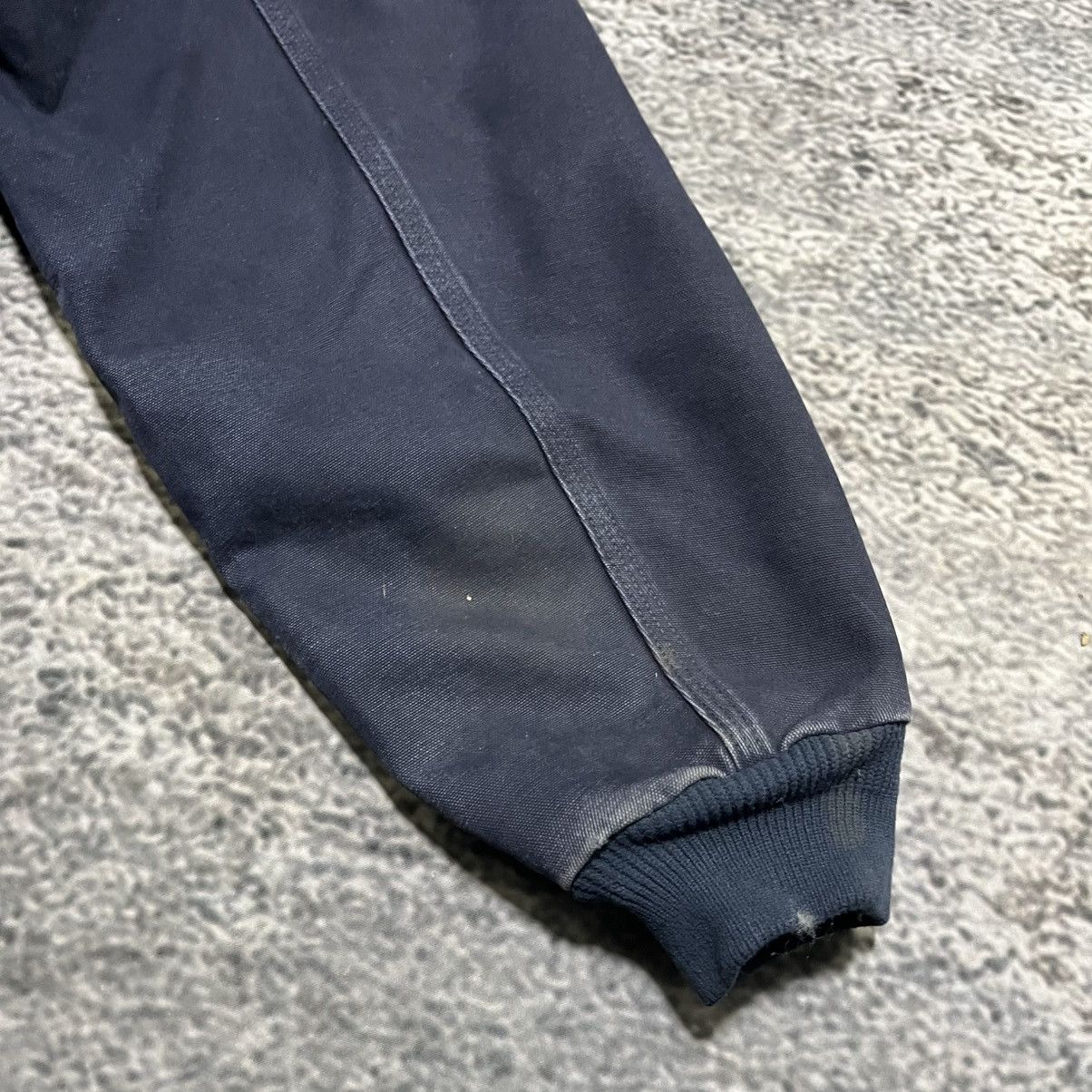 Carhartt VINTAGE CARHARTT NAVY BLUE FADED JACKET HOODED WORKWEAR XL Size US XL / EU 56 / 4 - 7 Thumbnail